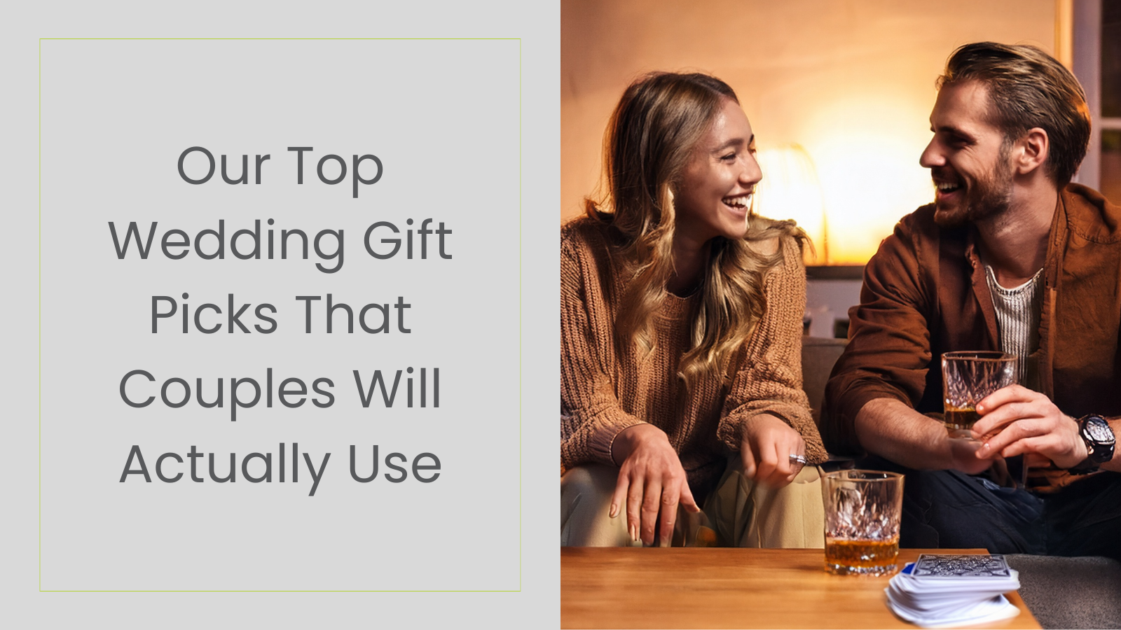 Wedding Gifts That Couples Will Actually Use