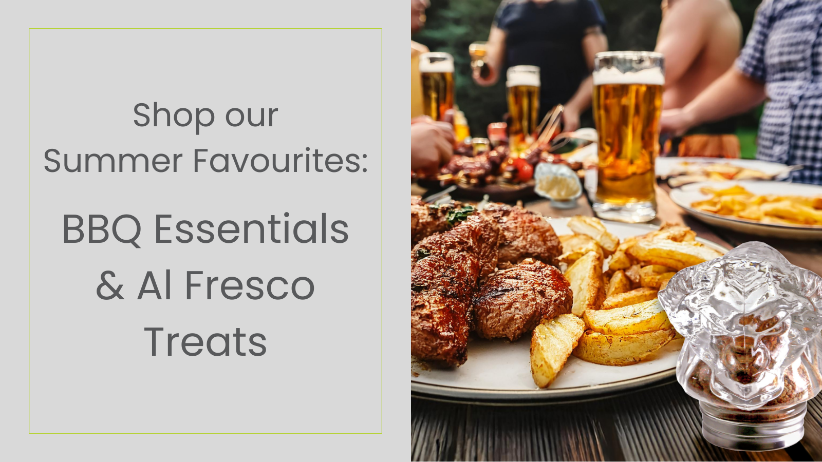 Shop Our Summer Favourites: BBQ Essentials & Al Fresco Treats