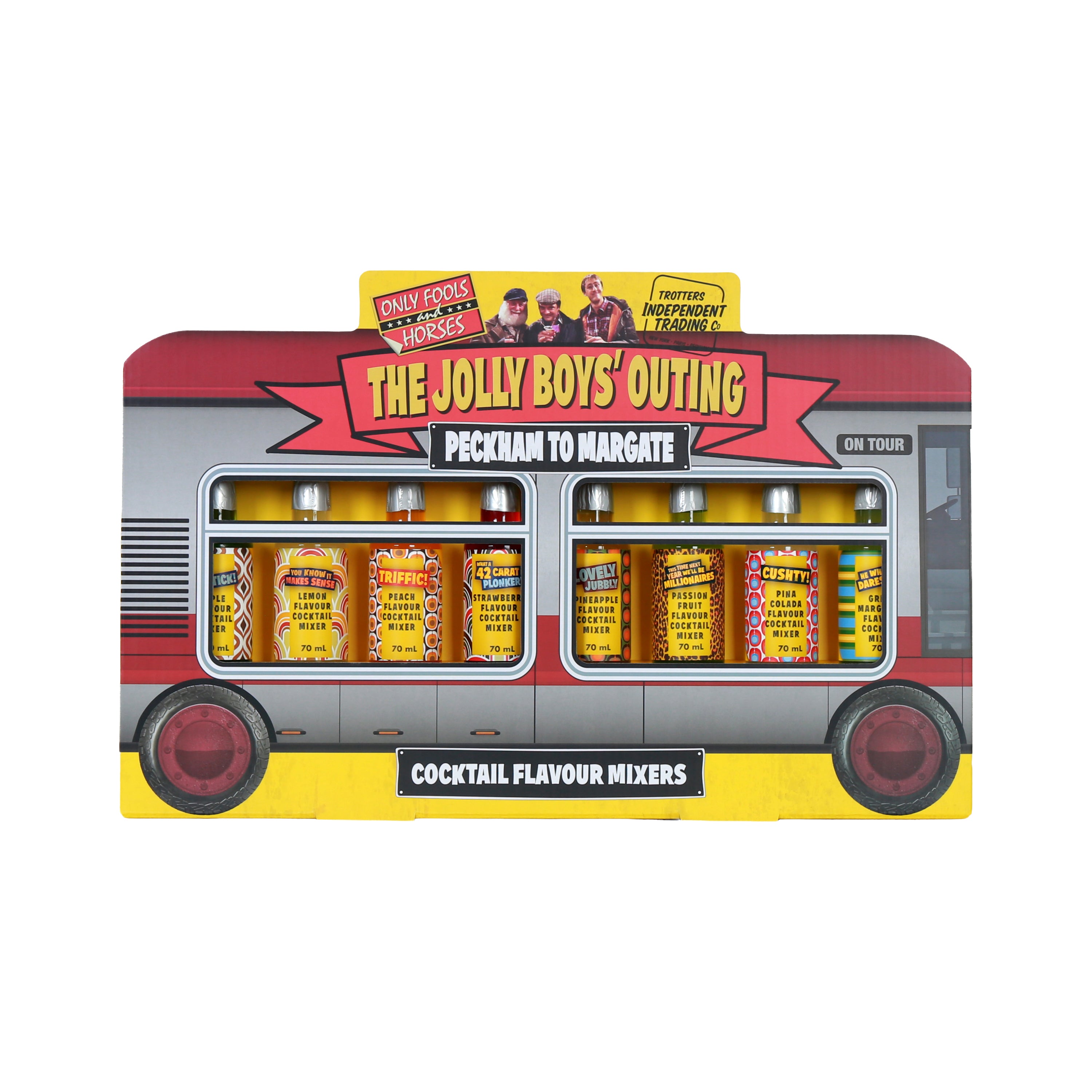 Only Fools And Horses 8 Cocktail Syrups In Shaped Box