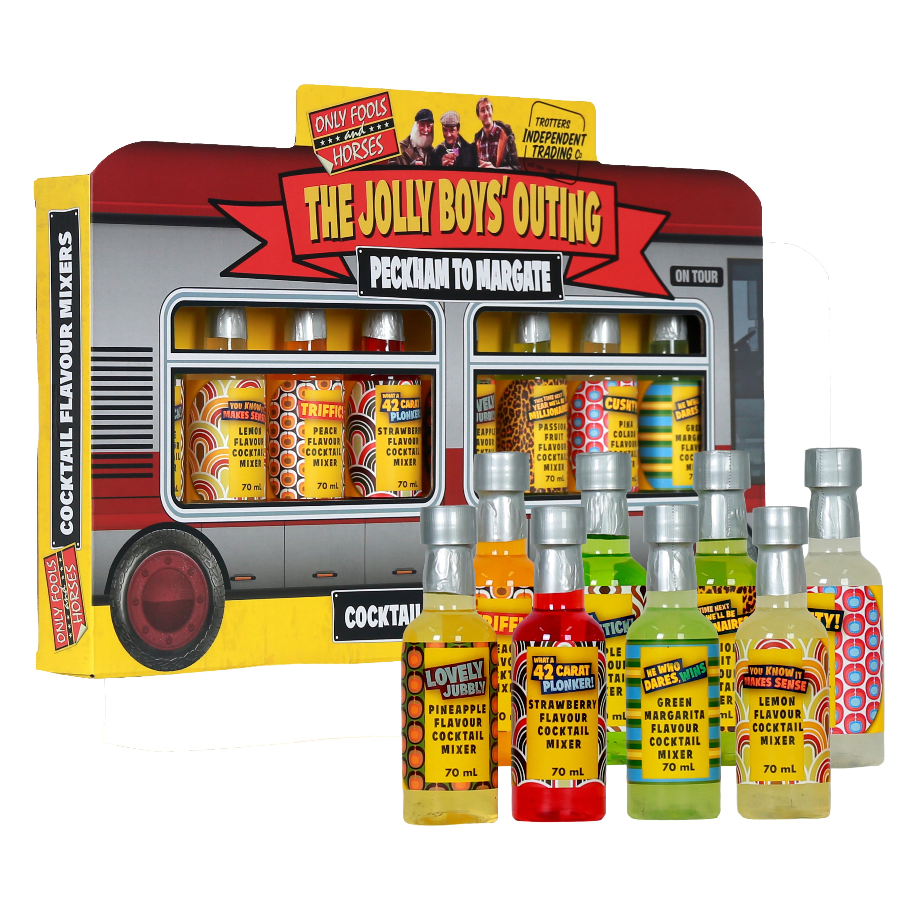 Only Fools And Horses 8 Cocktail Syrups In Shaped Box