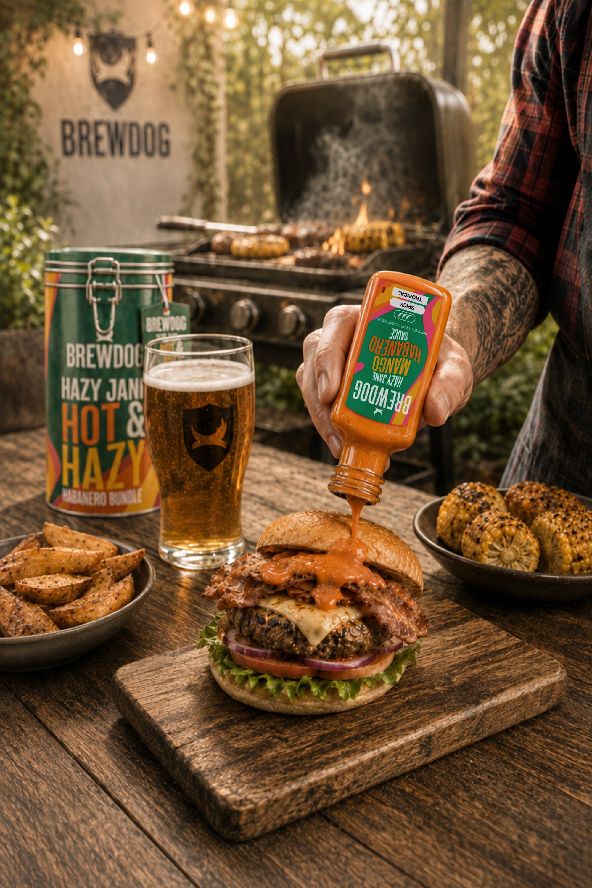 BrewDog 'Hot and Hazy' Habanero Pint Glass Gift Set