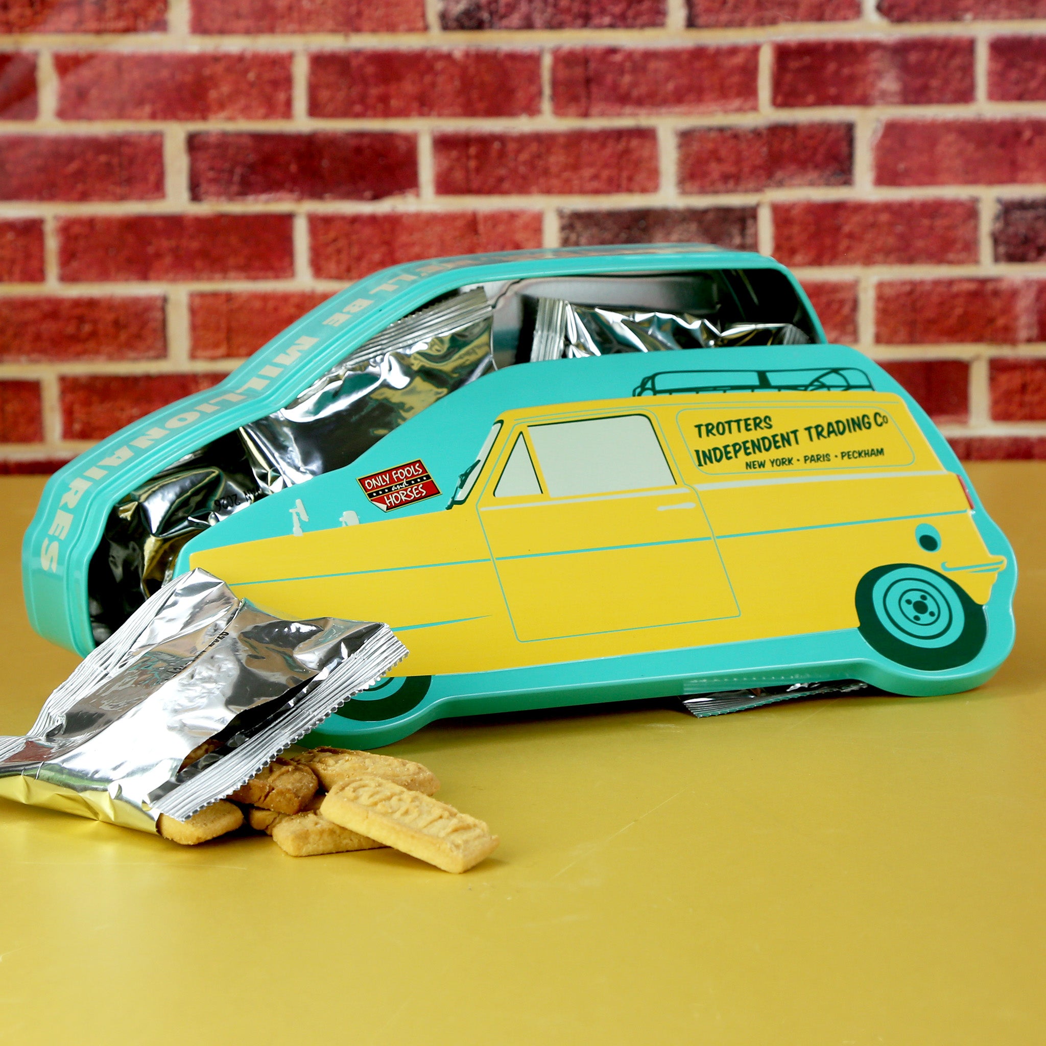 Only Fools and Horses Biscuit Tin Gift with Vanilla 'Cushty' Biscuits