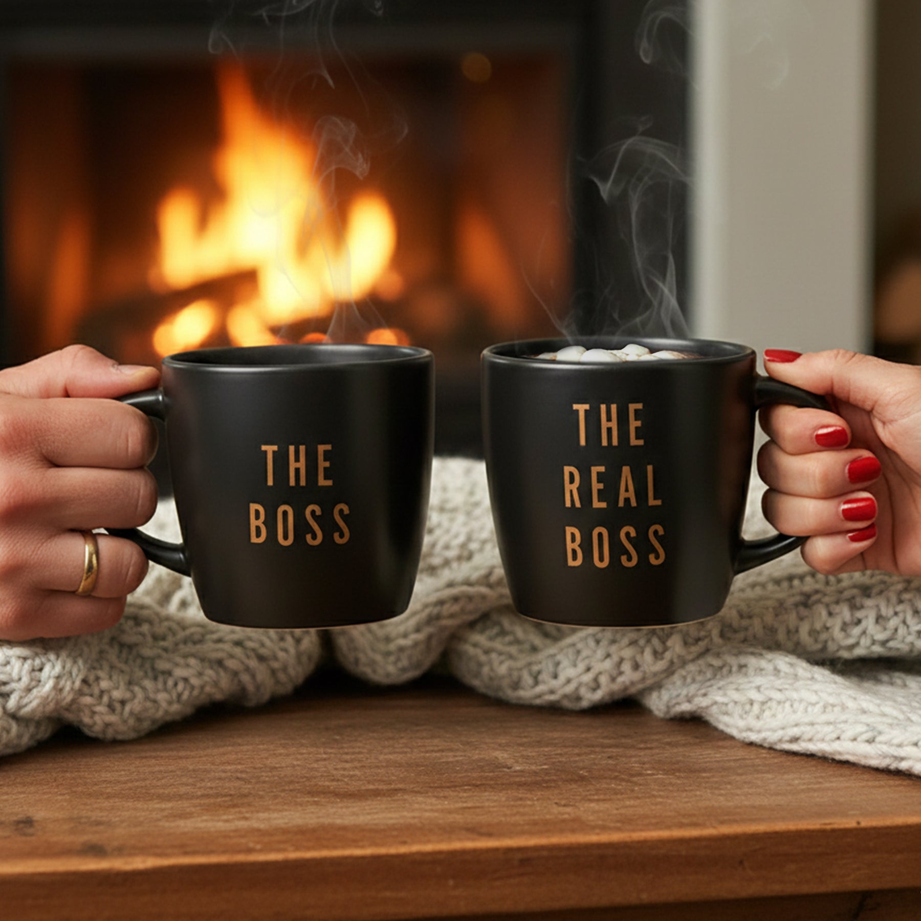 The Boss and The Real Boss Mug Duo Gift Set