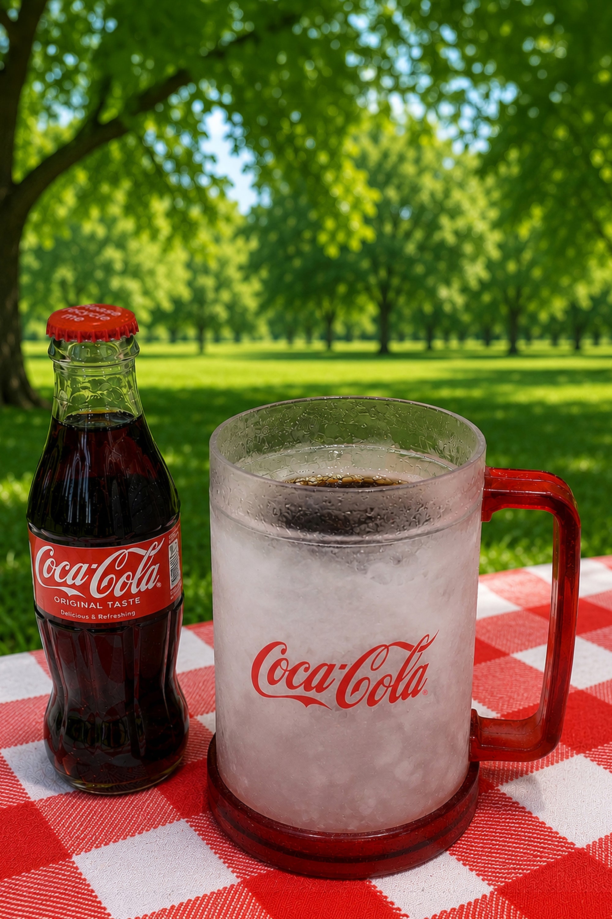 Coca-Cola Chiller Mug and Coke Bottle Gift Set