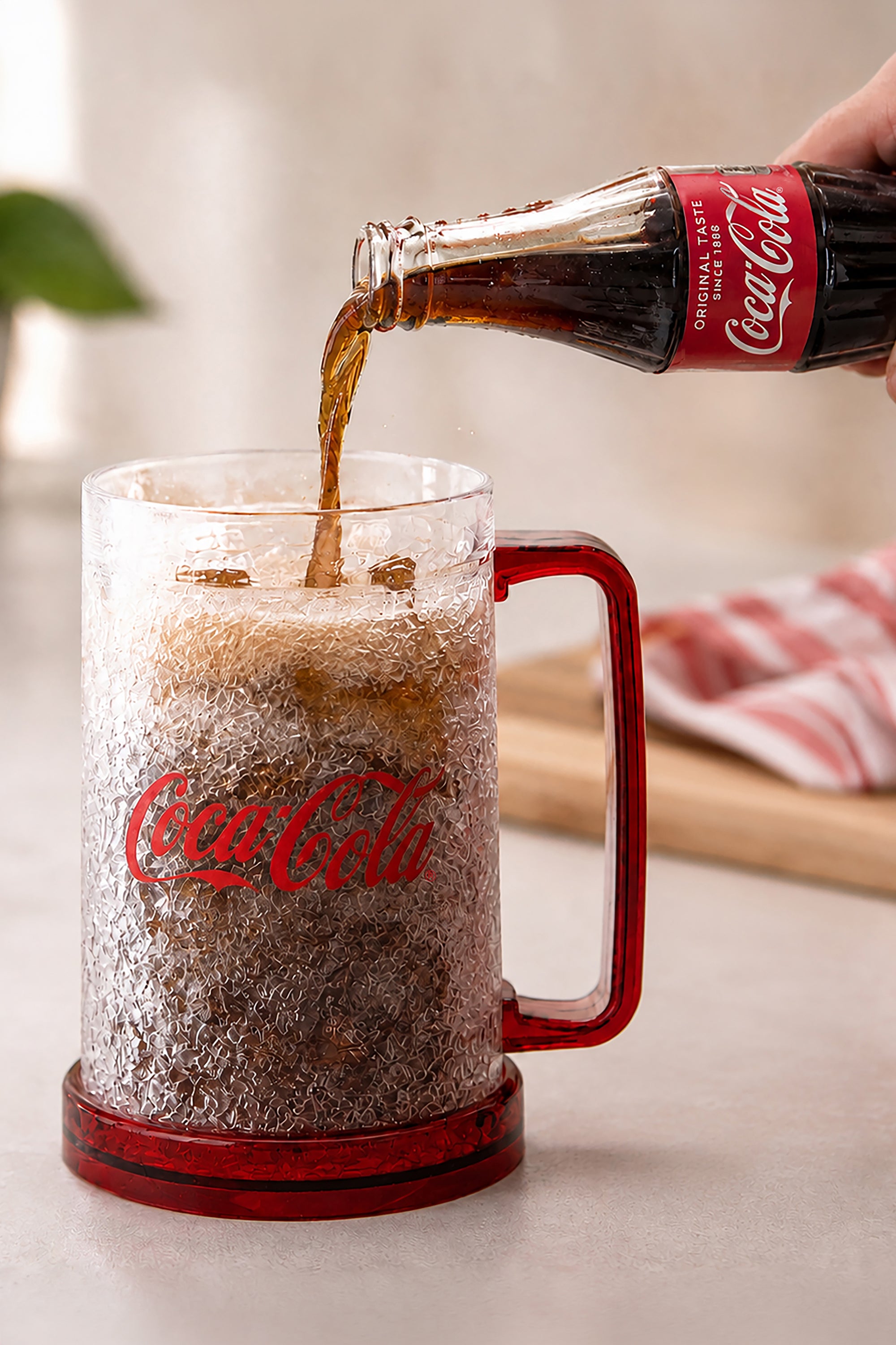 Coca-Cola Chiller Mug and Coke Bottle Gift Set