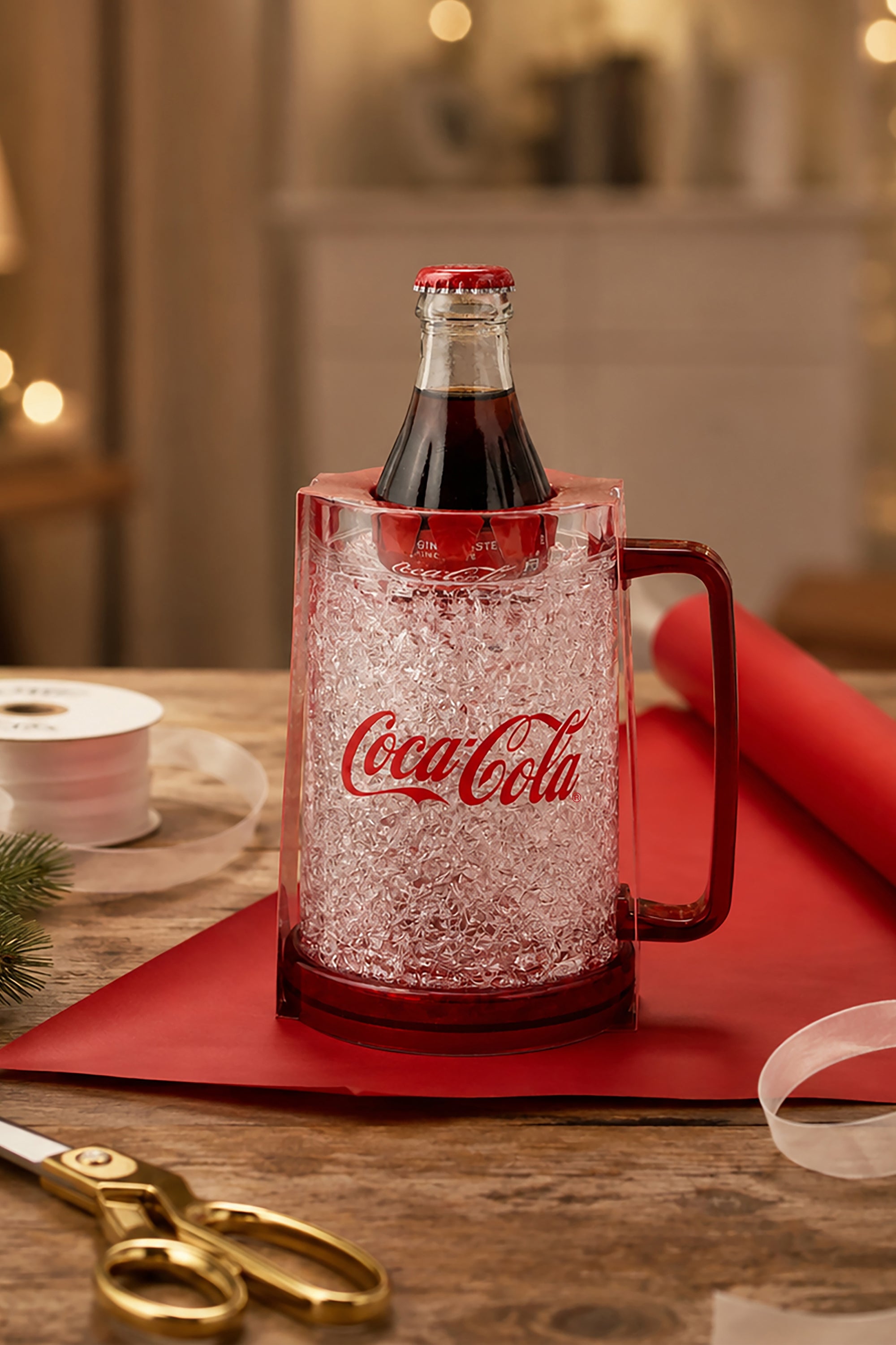 Coca-Cola Chiller Mug and Coke Bottle Gift Set