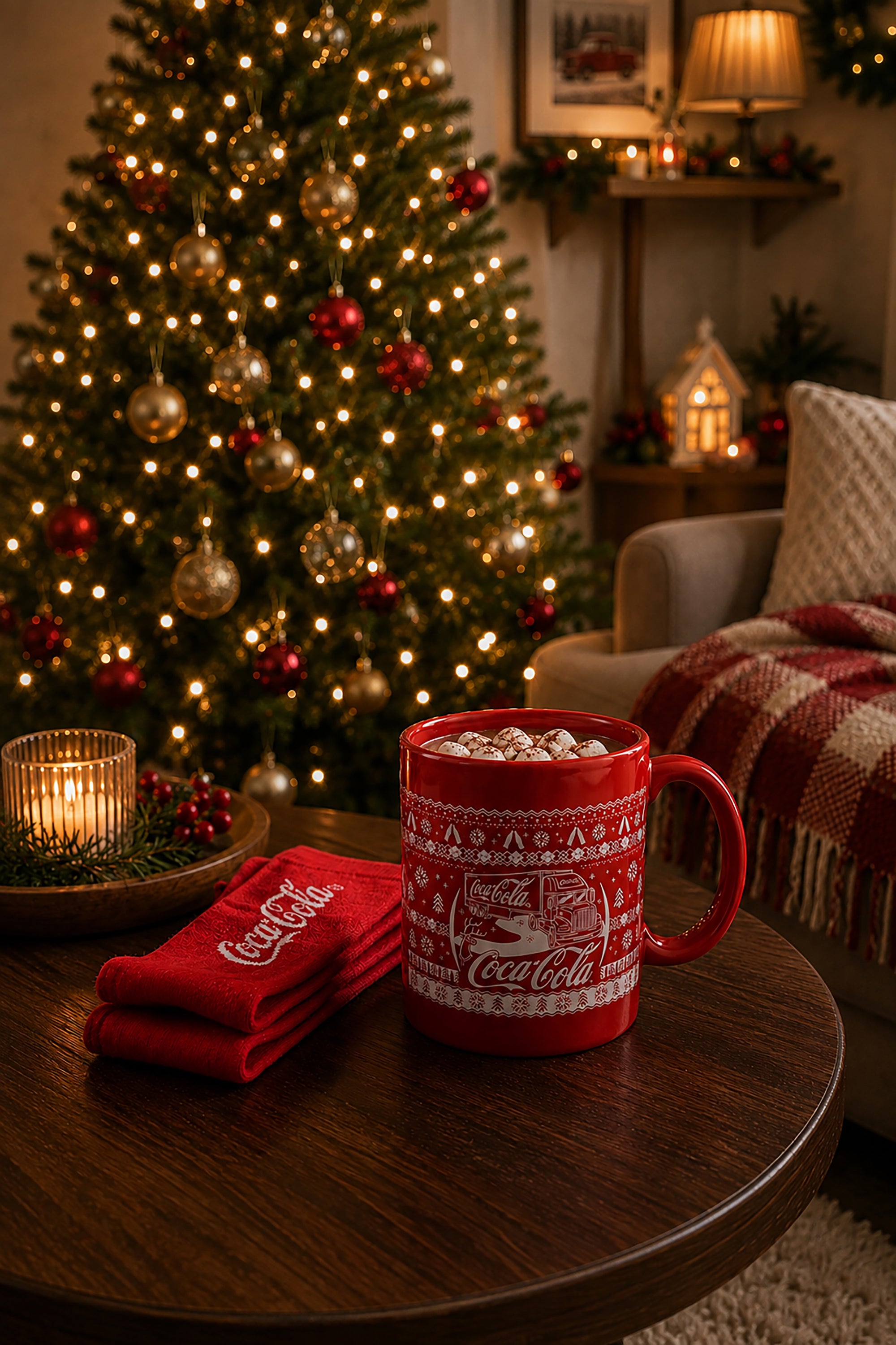 Coca-Cola Christmas Mug and Cosy Socks Gift Set