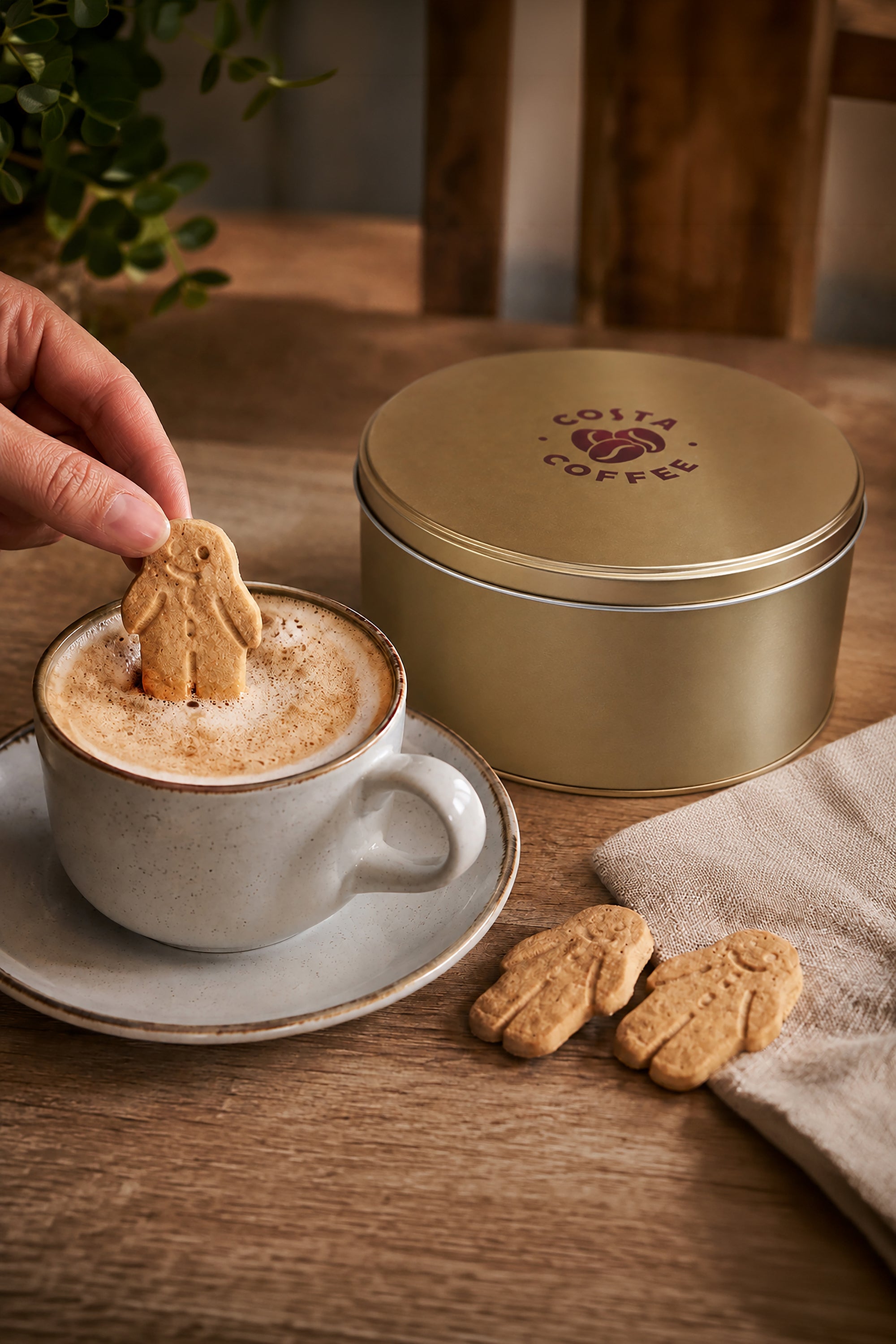 Costa Coffee Gingerbread Mini Biscuit Gift Tin 300g