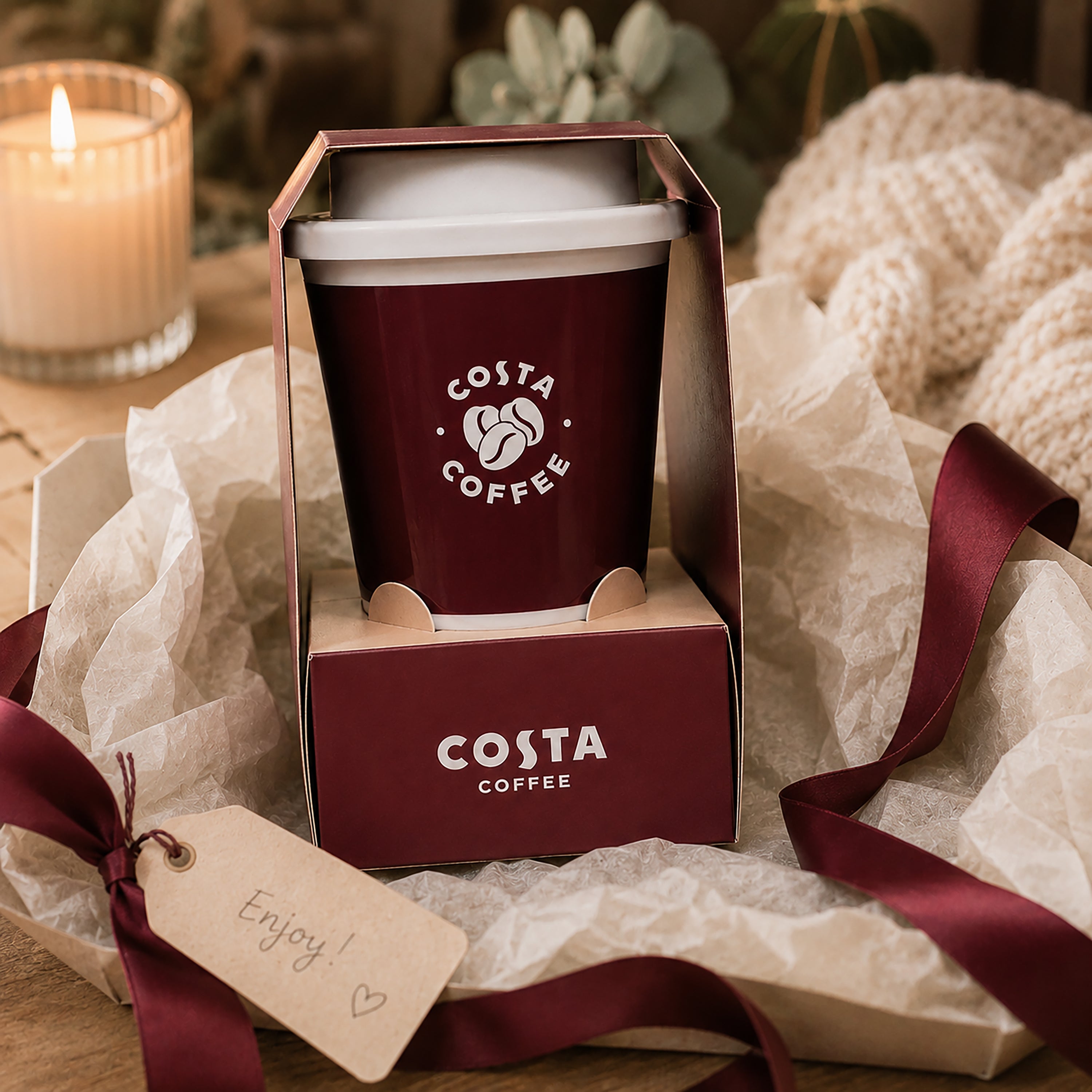 Costa Coffee 'Mini Hot Chocolate' Cup Gift Set