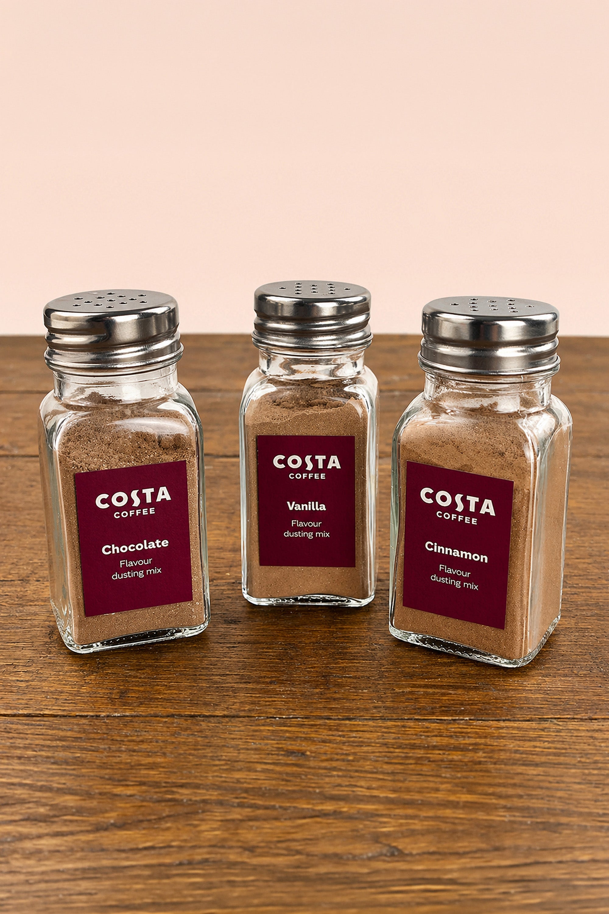 Costa Coffee 'Dusting Trio' Cocoa Powder Gift Set