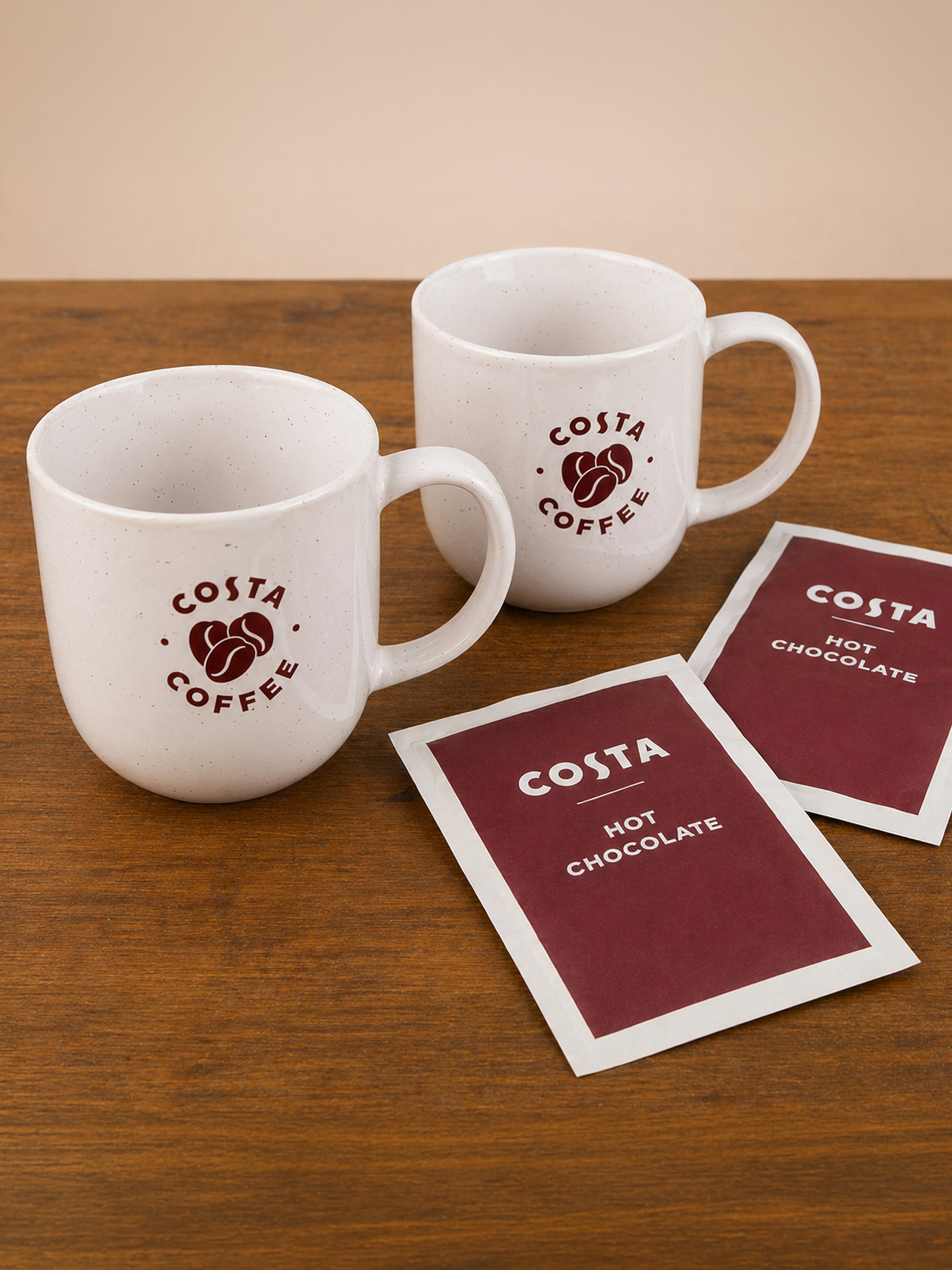 Costa Coffee 'Hot Chocolate for Two' Mug Gift Set