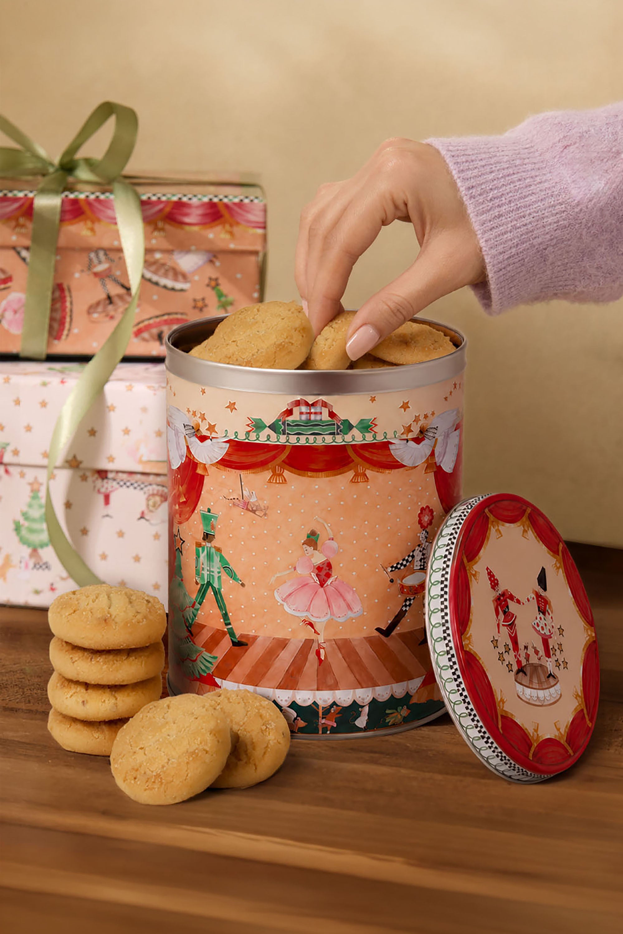 Cath Kidston Nutcracker Shortbread Biscuits Tin