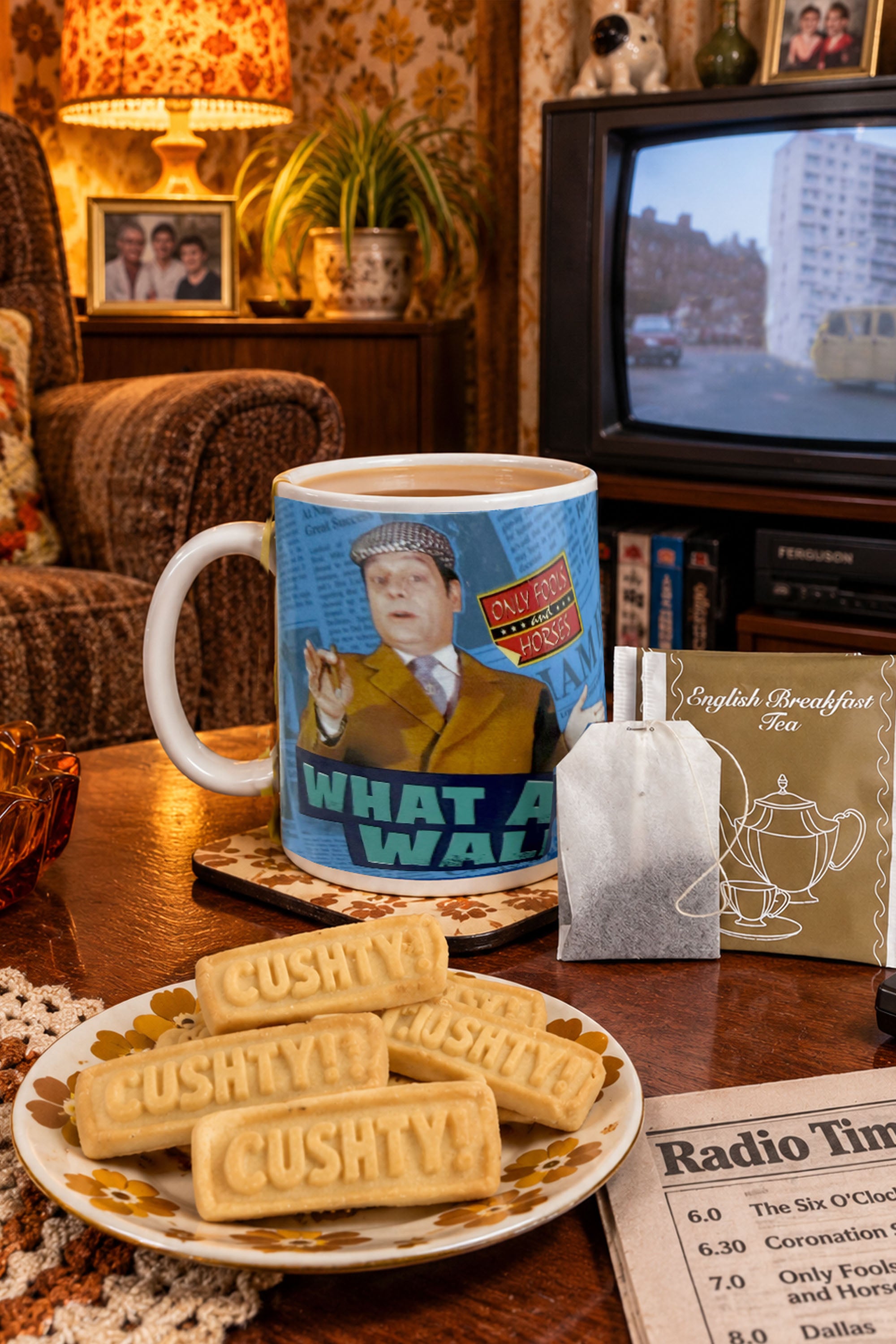 Only Fools and Horses 'What a Wally' Del Boy Mug Tea Set