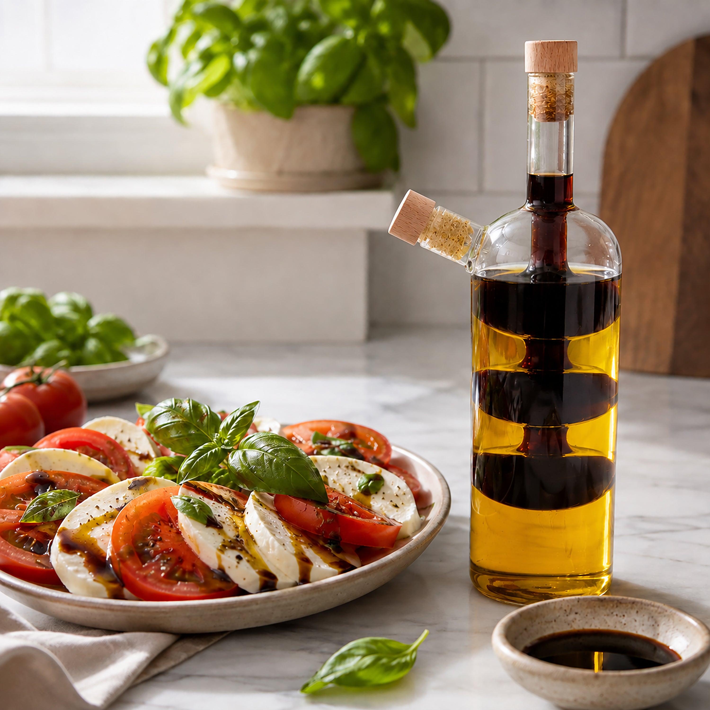 La Cucina Italian Olive Oil and Balsamic Vinegar Drizzler