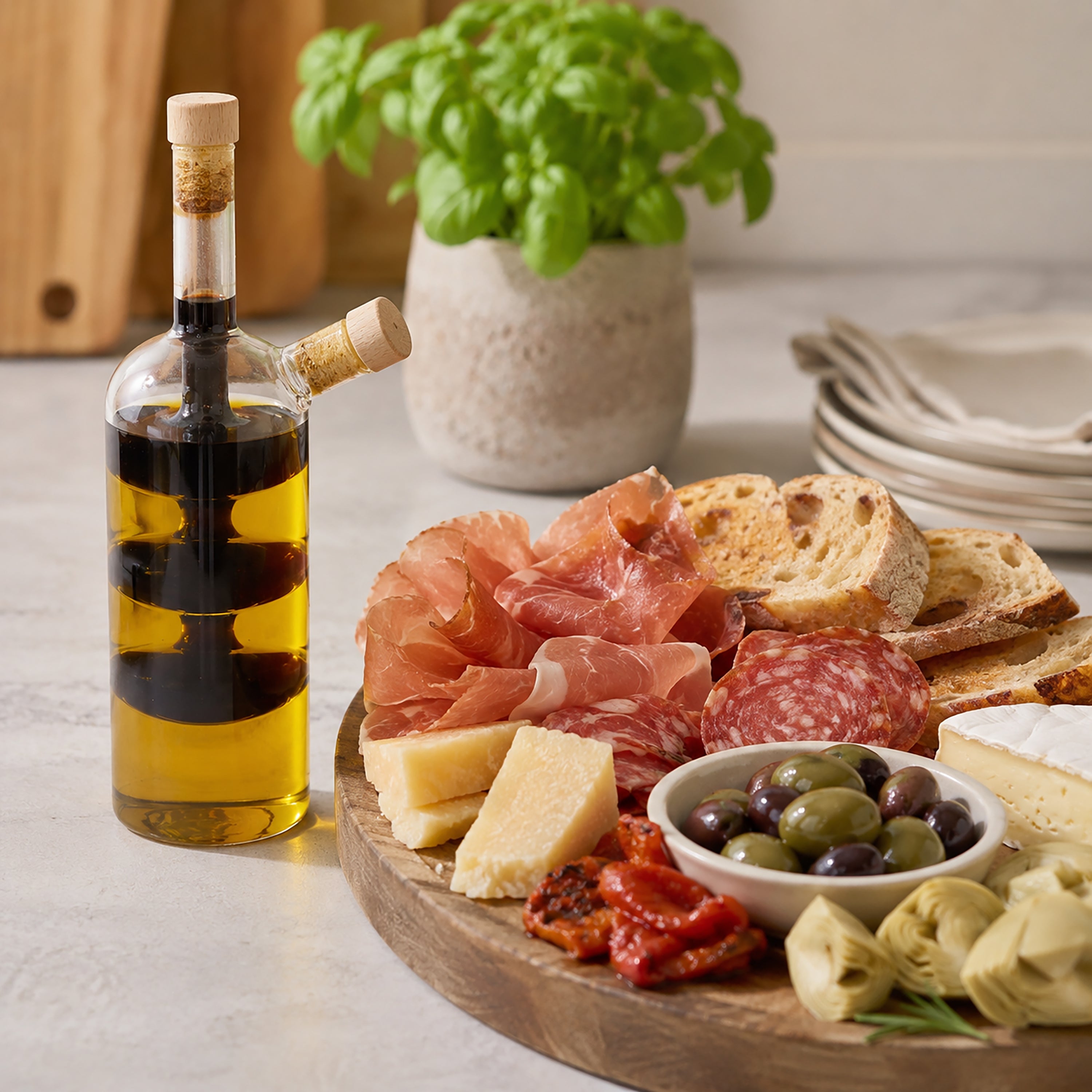 La Cucina Italian Olive Oil and Balsamic Vinegar Drizzler