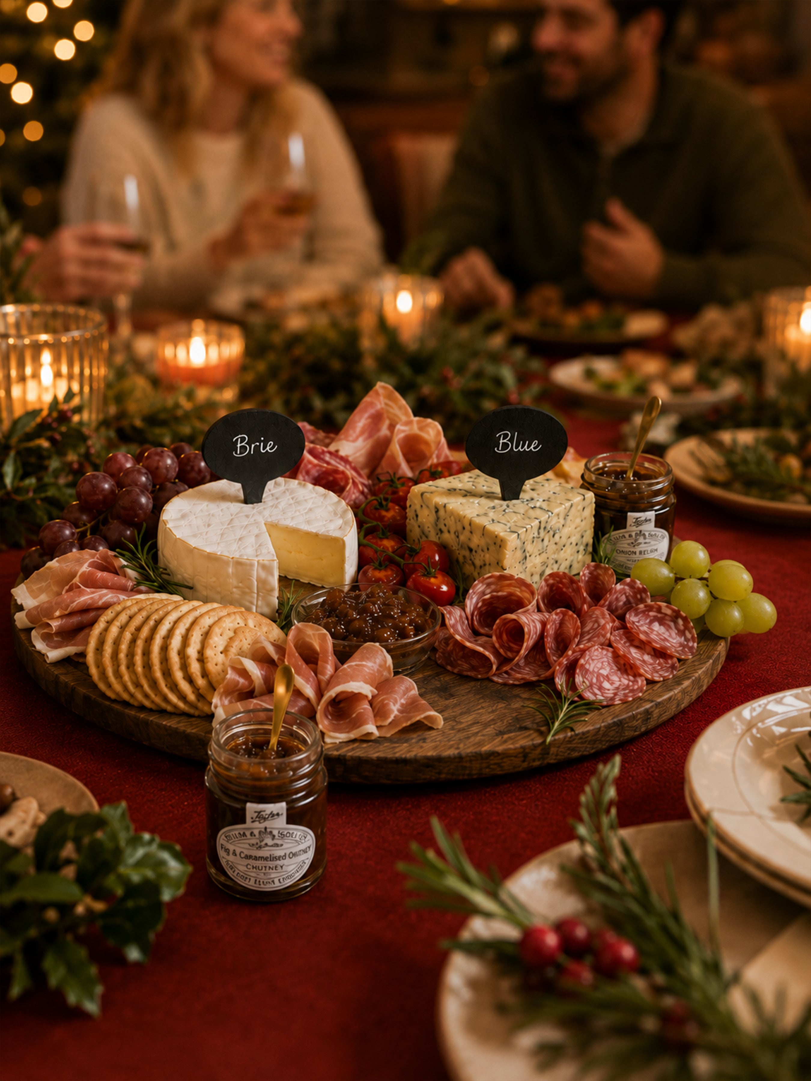 Cheeseboard Hamper Gift Set with Chutney and Biscuits