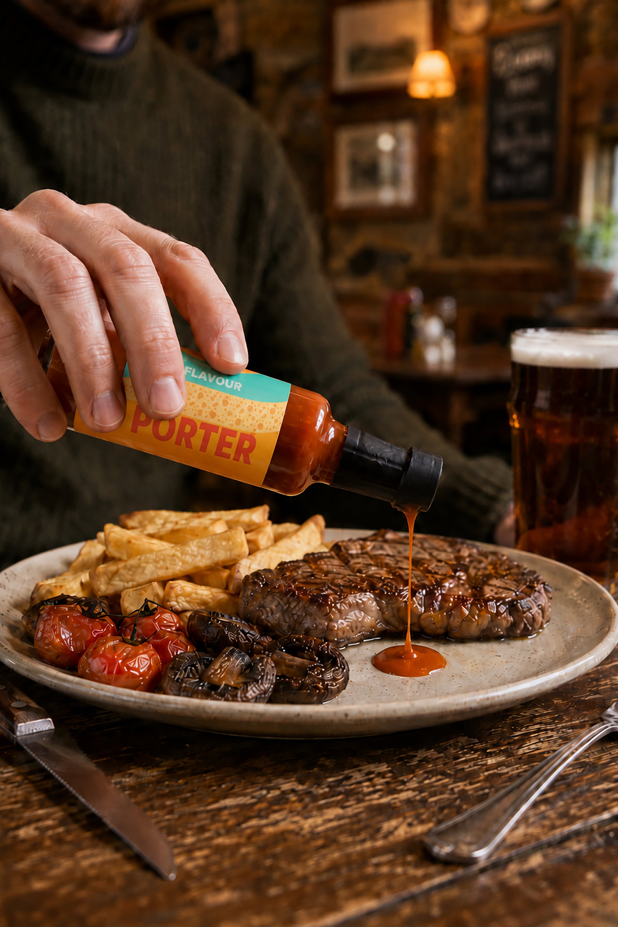 'On the Sauce' 5 Pack Beer Chilli Hot Sauce Gift Set
