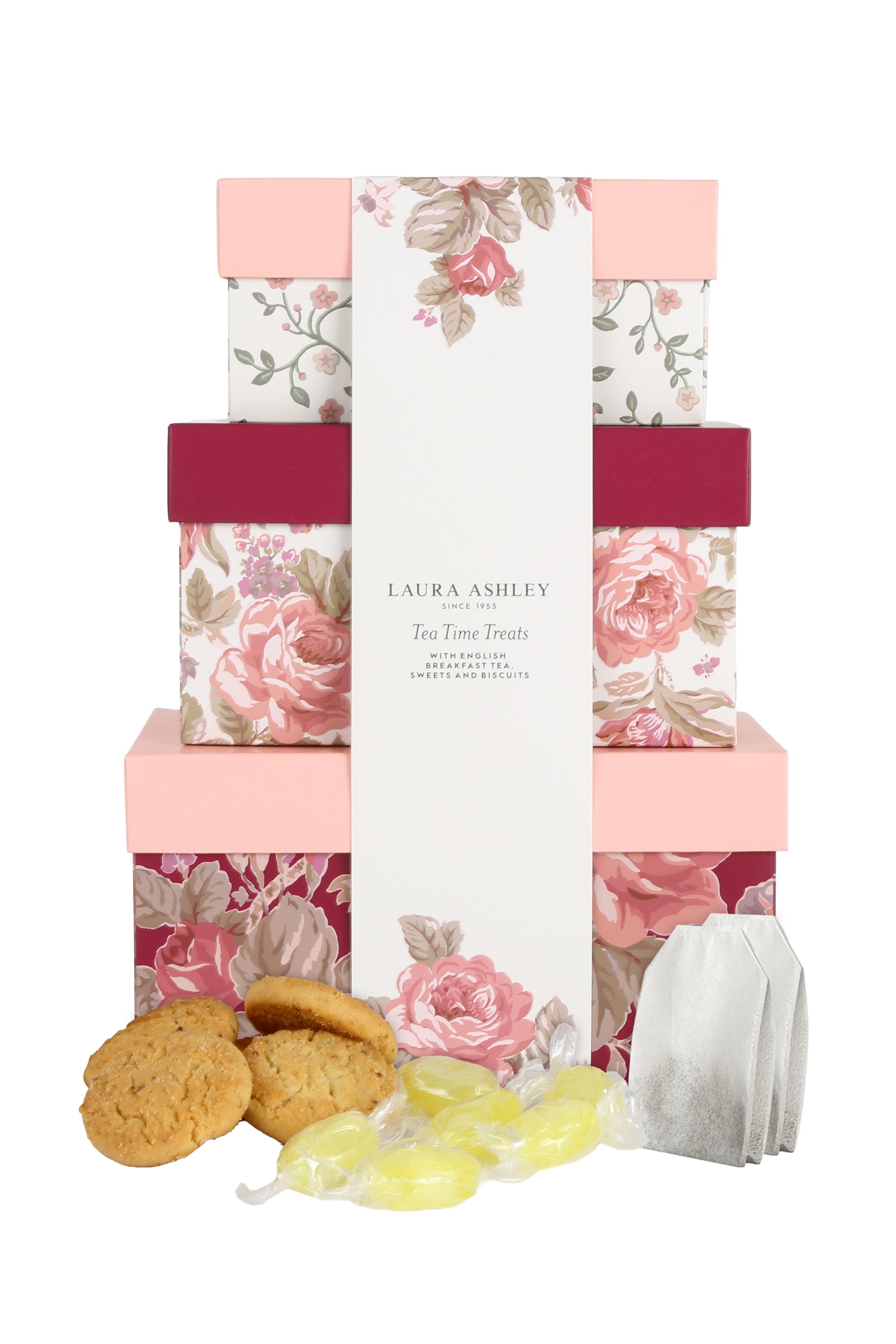 Laura Ashley 'Afternoon Tea Treats' Stacking Box Gift Set