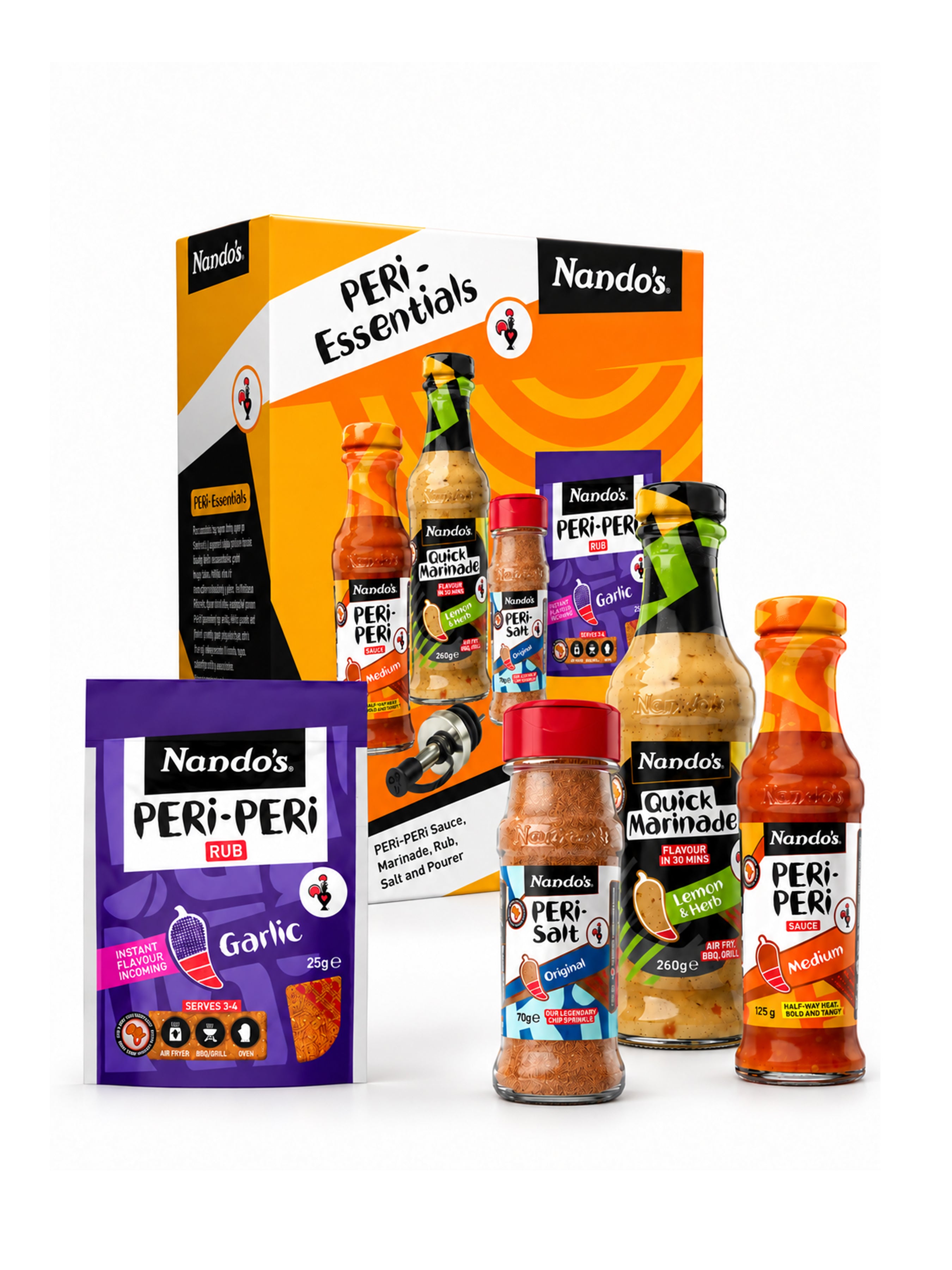 'PERi-Essentials' Sauce Rub and Salt Gift Set