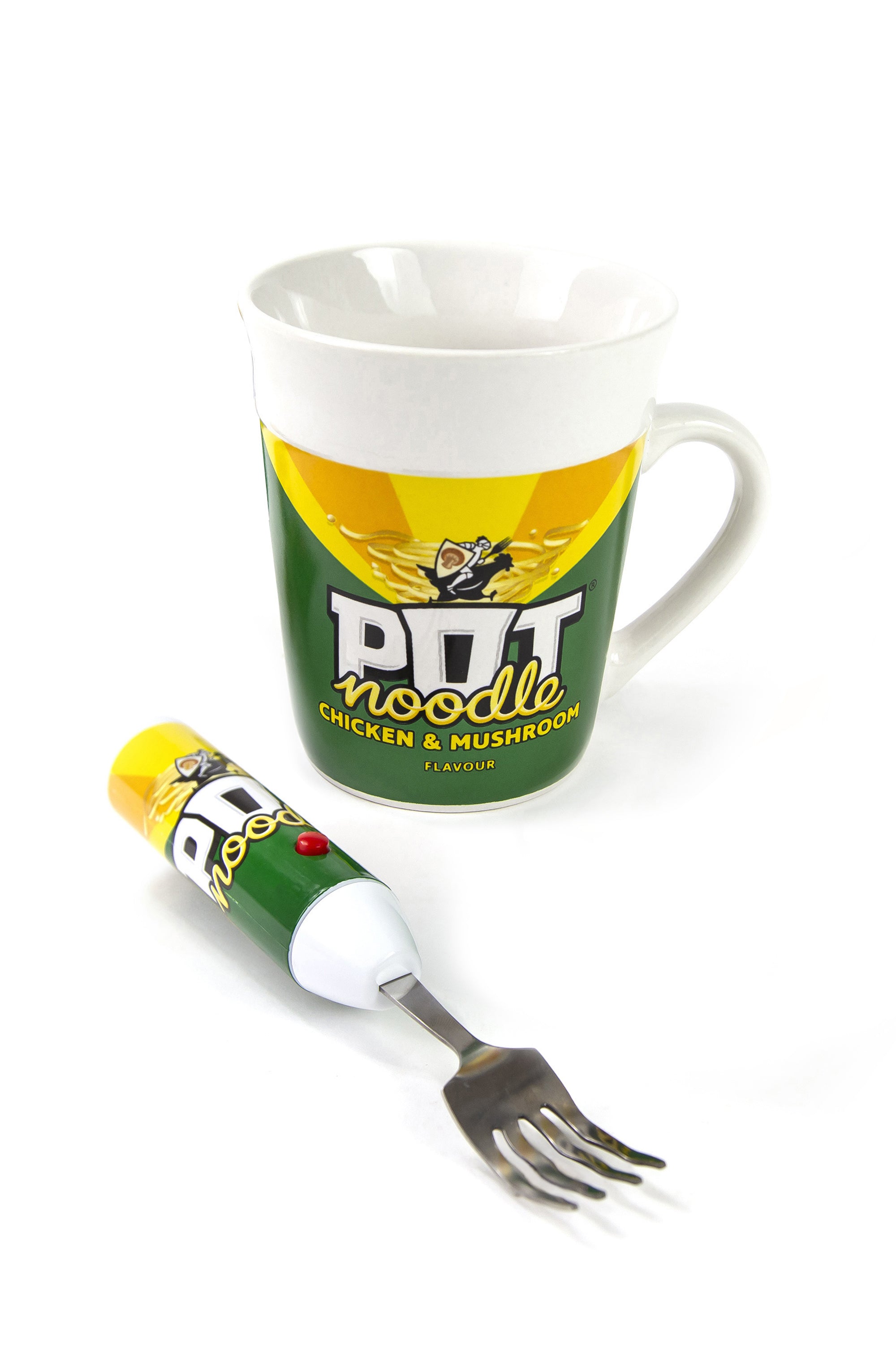Pot Noodle 'Chicken & Mushroom' Spinning Fork Gift Set