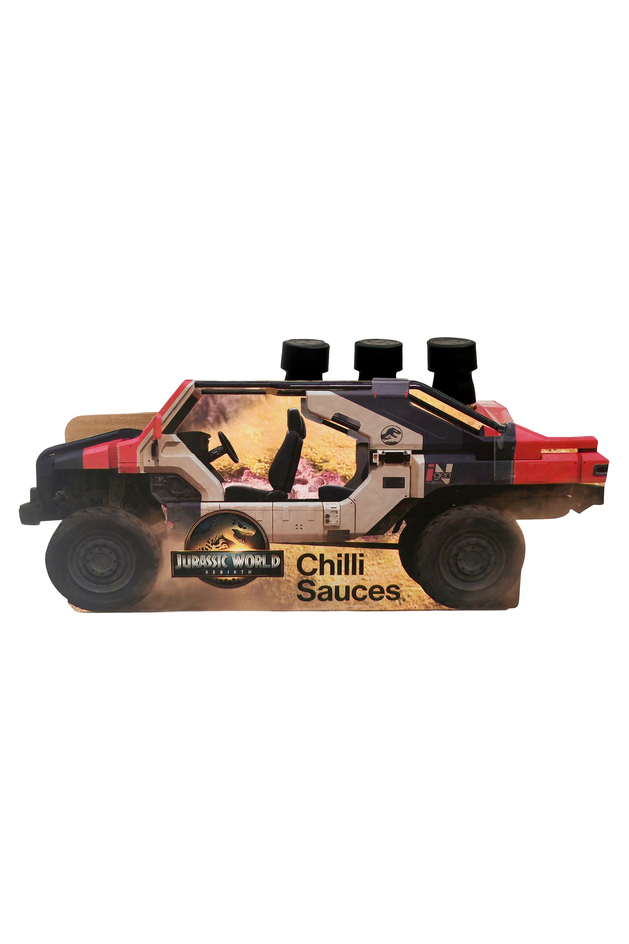 Jurassic World Rebirth 'Monstrous' 3 Pack Chilli Sauce Set