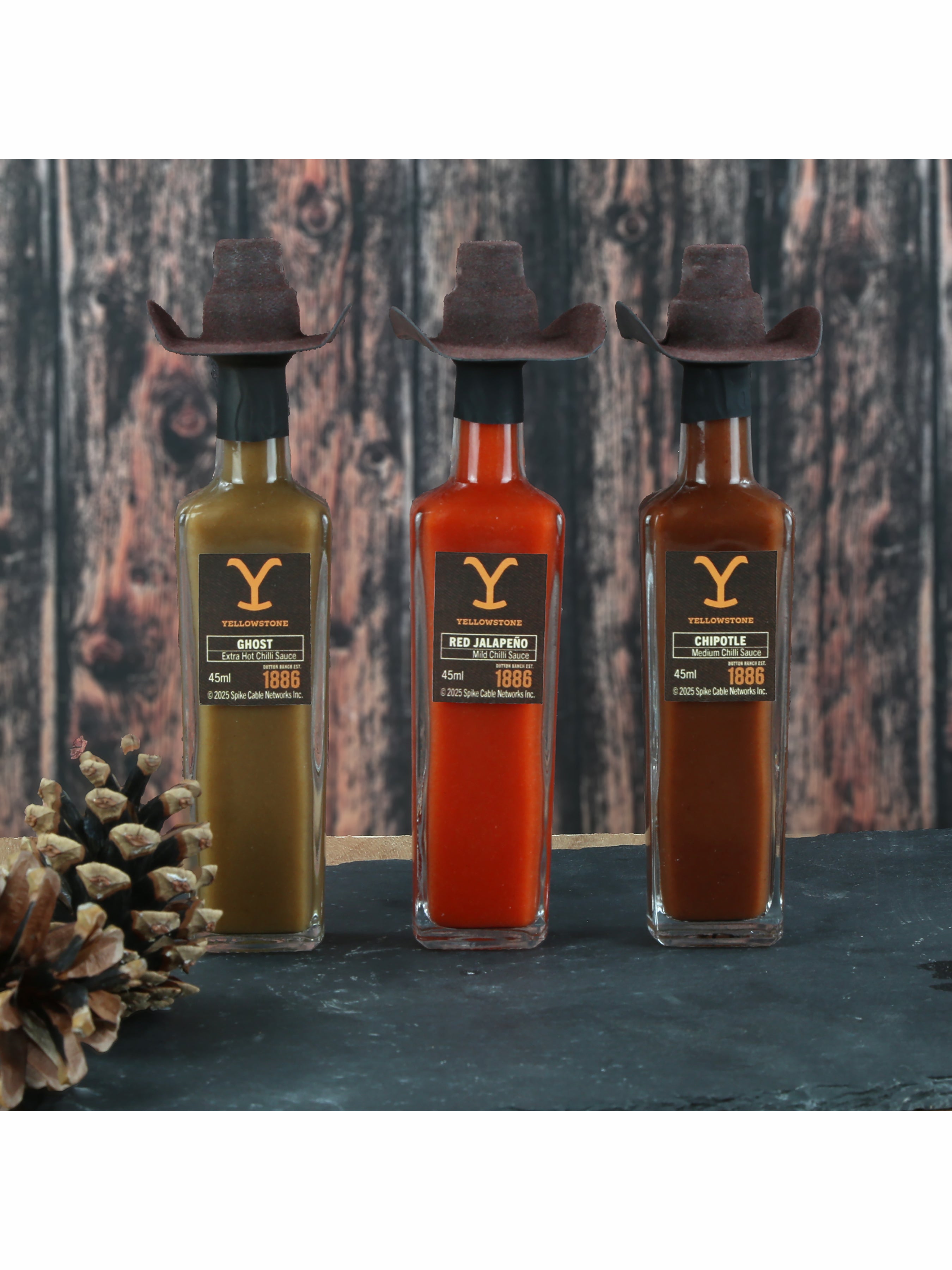 Yellowstone 3 Chilli Sauce Set