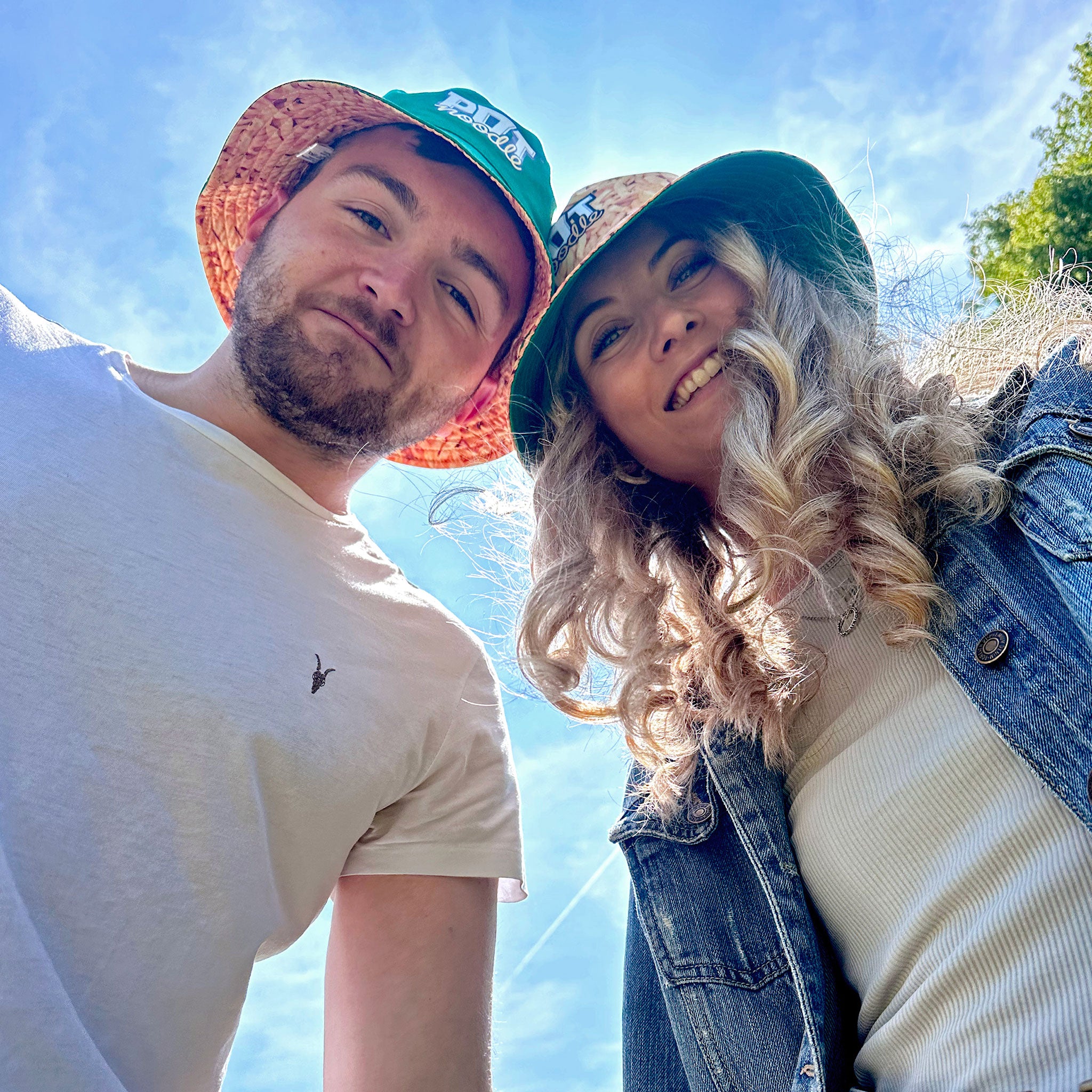 Pot Noodle Reversible Bucket Hat with Fun Noodle Design