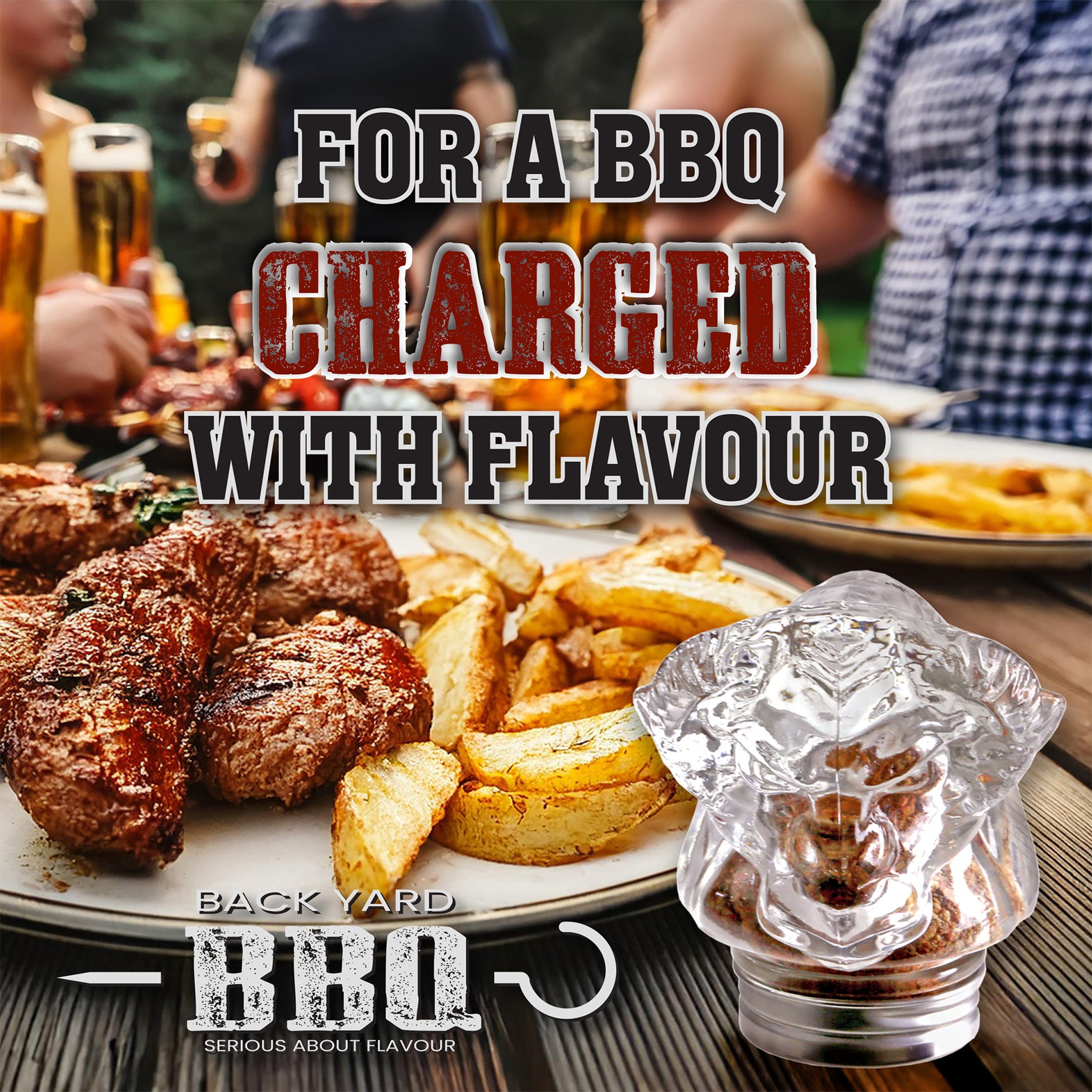 Bull's Head Barbecue Steak Rub Trio Gift Set