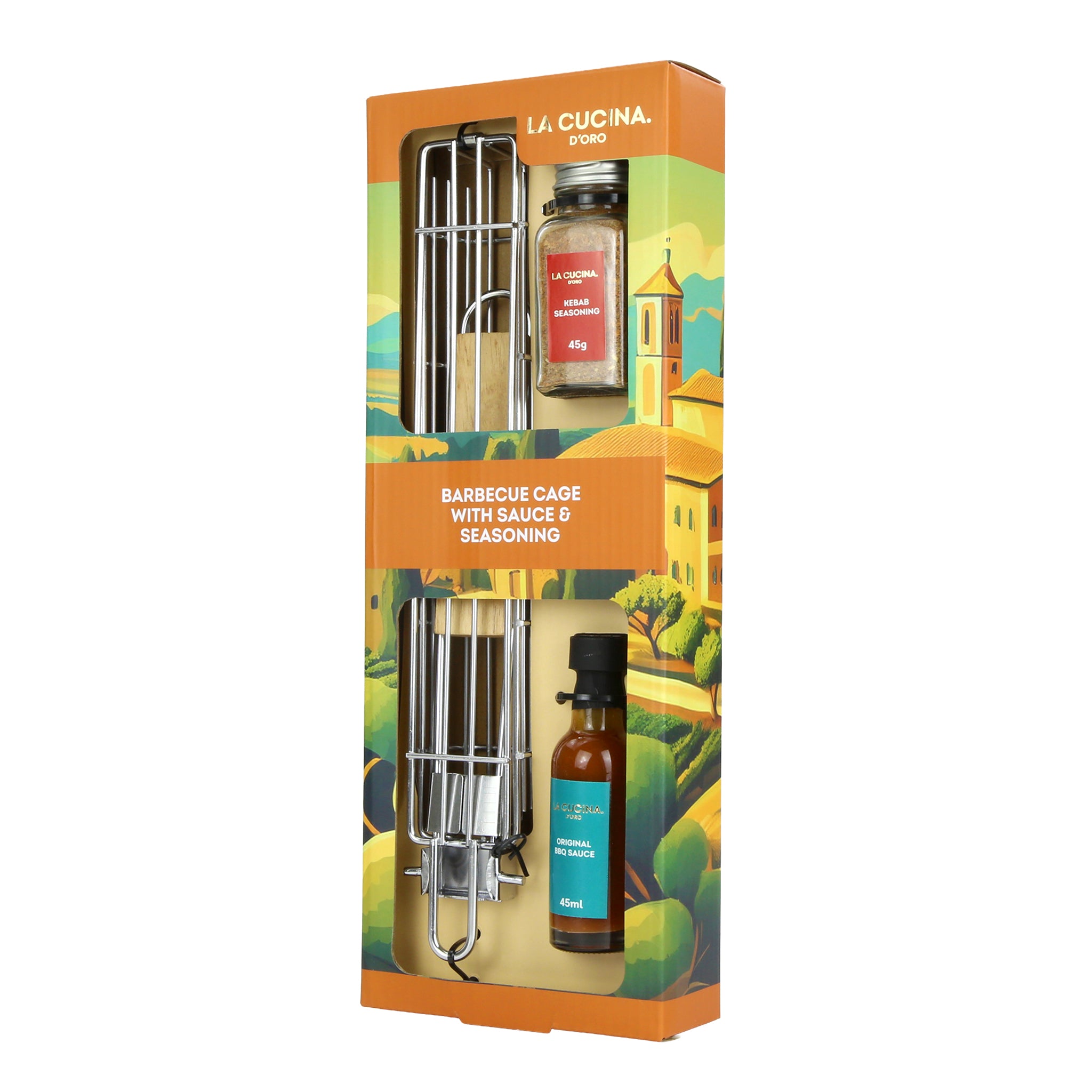 Barbecue Cage with Sauce & Seasoning