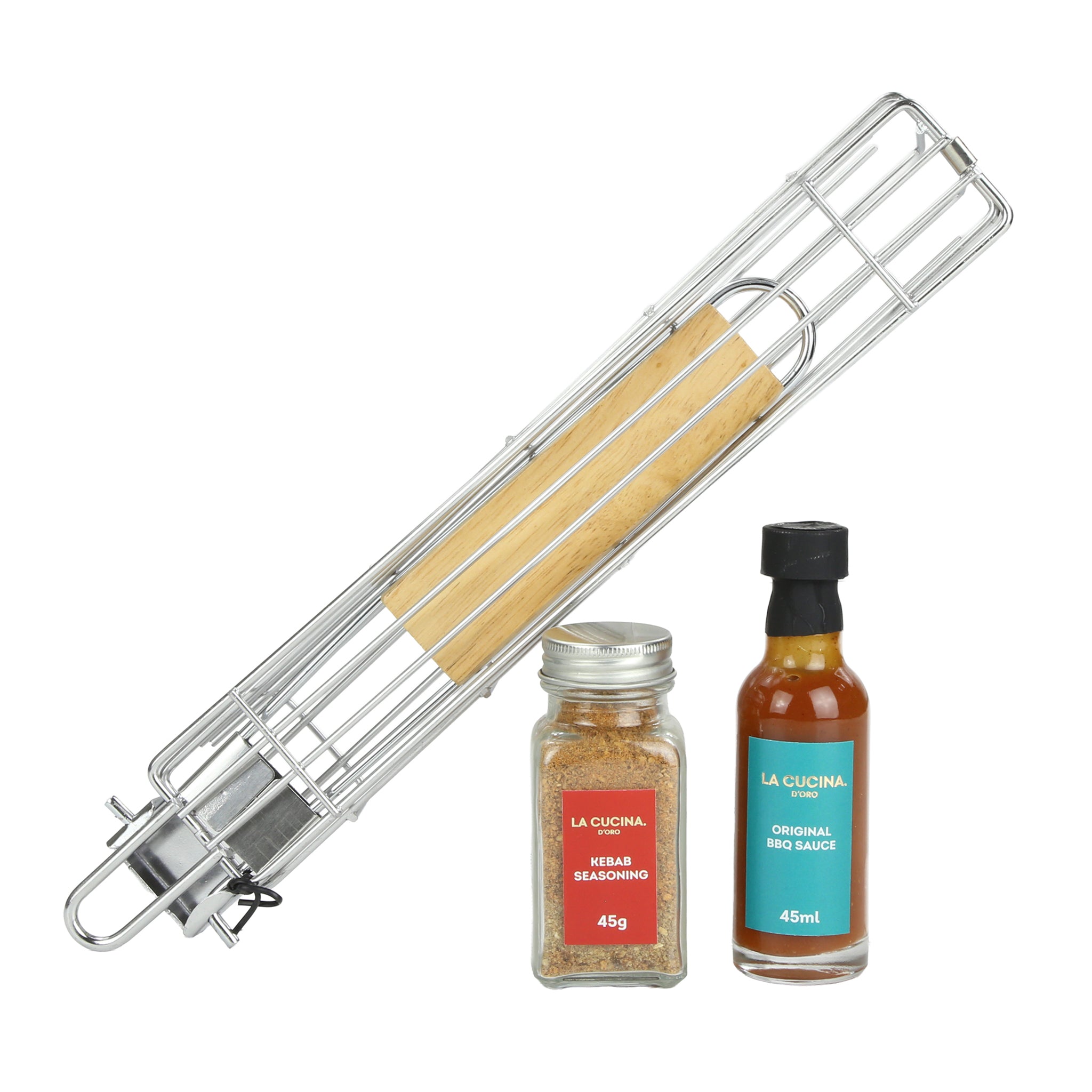 Barbecue Cage with Sauce & Seasoning