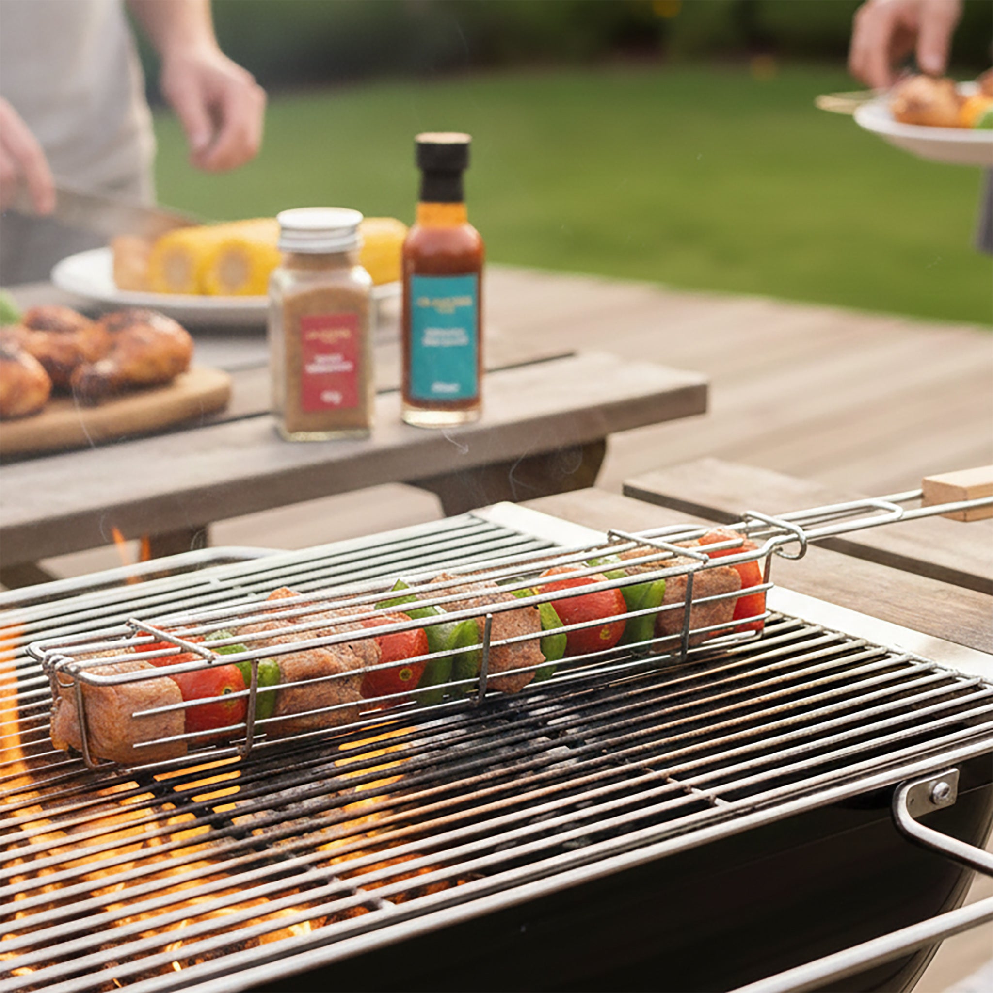 Barbecue Cage with Sauce & Seasoning