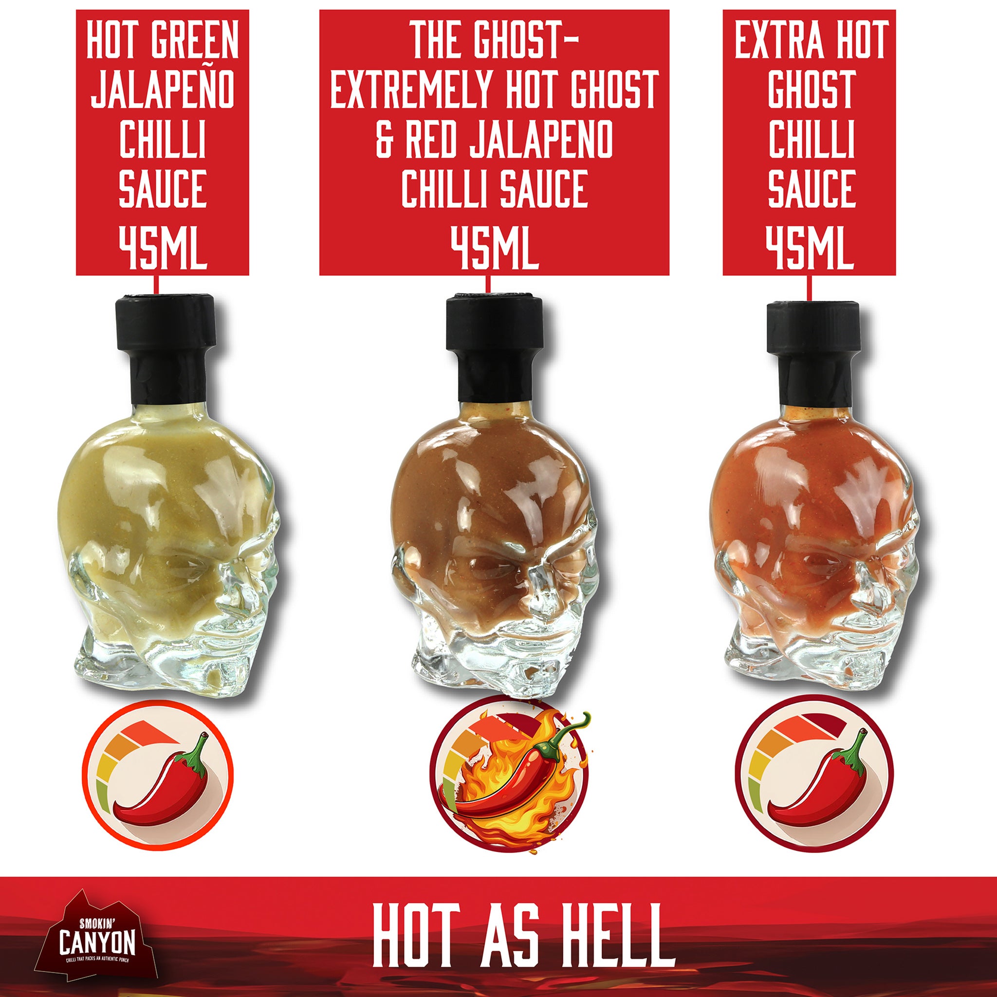 Devil Hot Chilli Sauce Selection Pack
