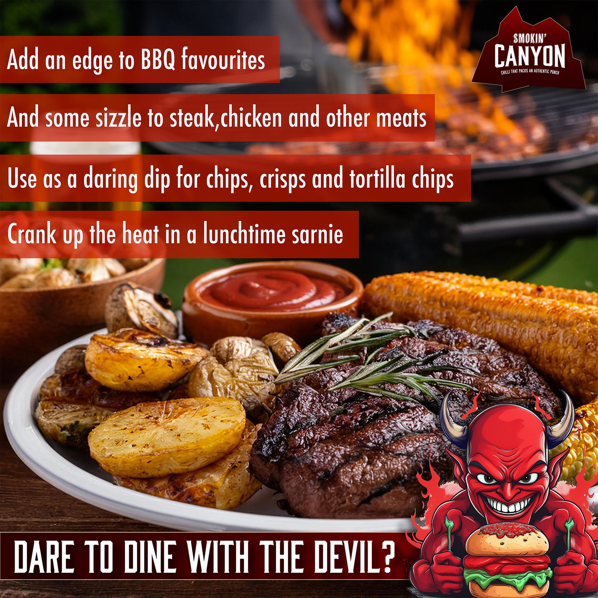Devil Hot Chilli Sauce Selection Pack