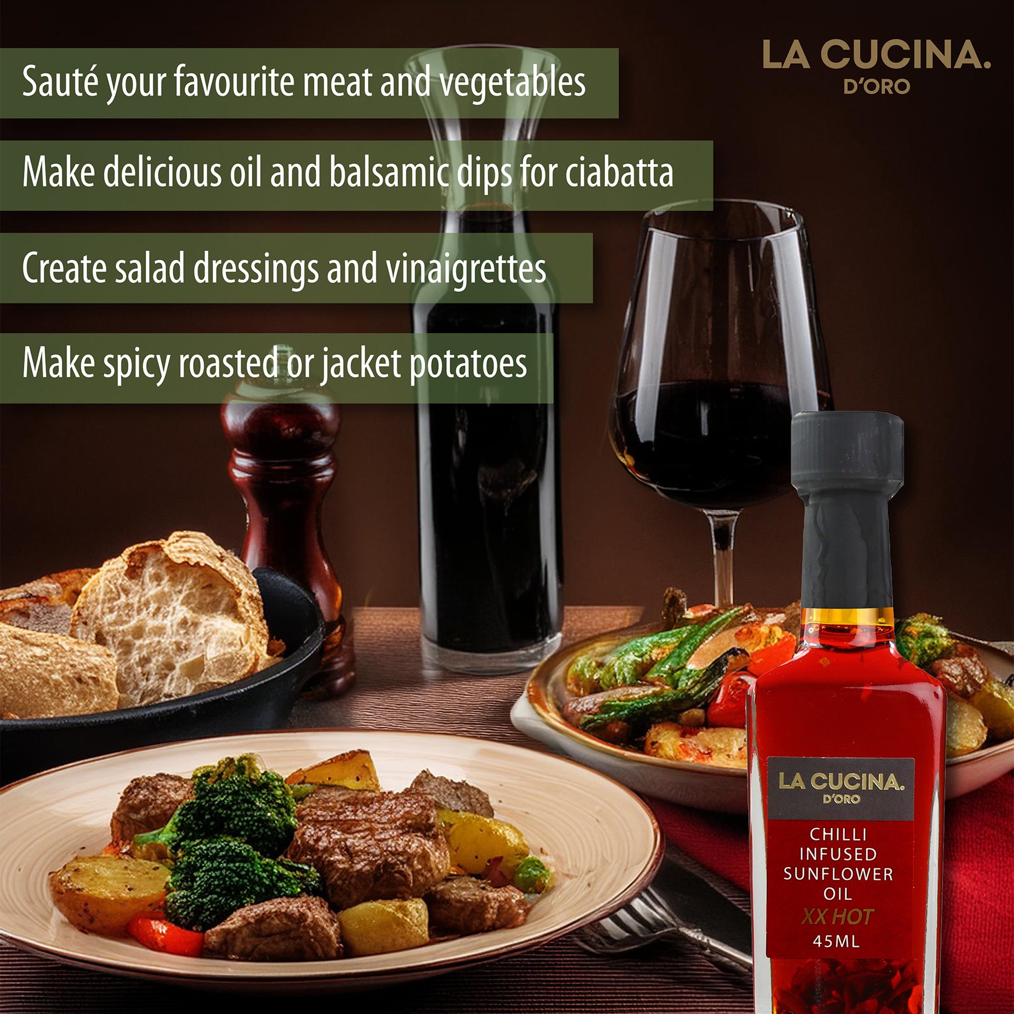 Chilli Infused Oil Gift Set