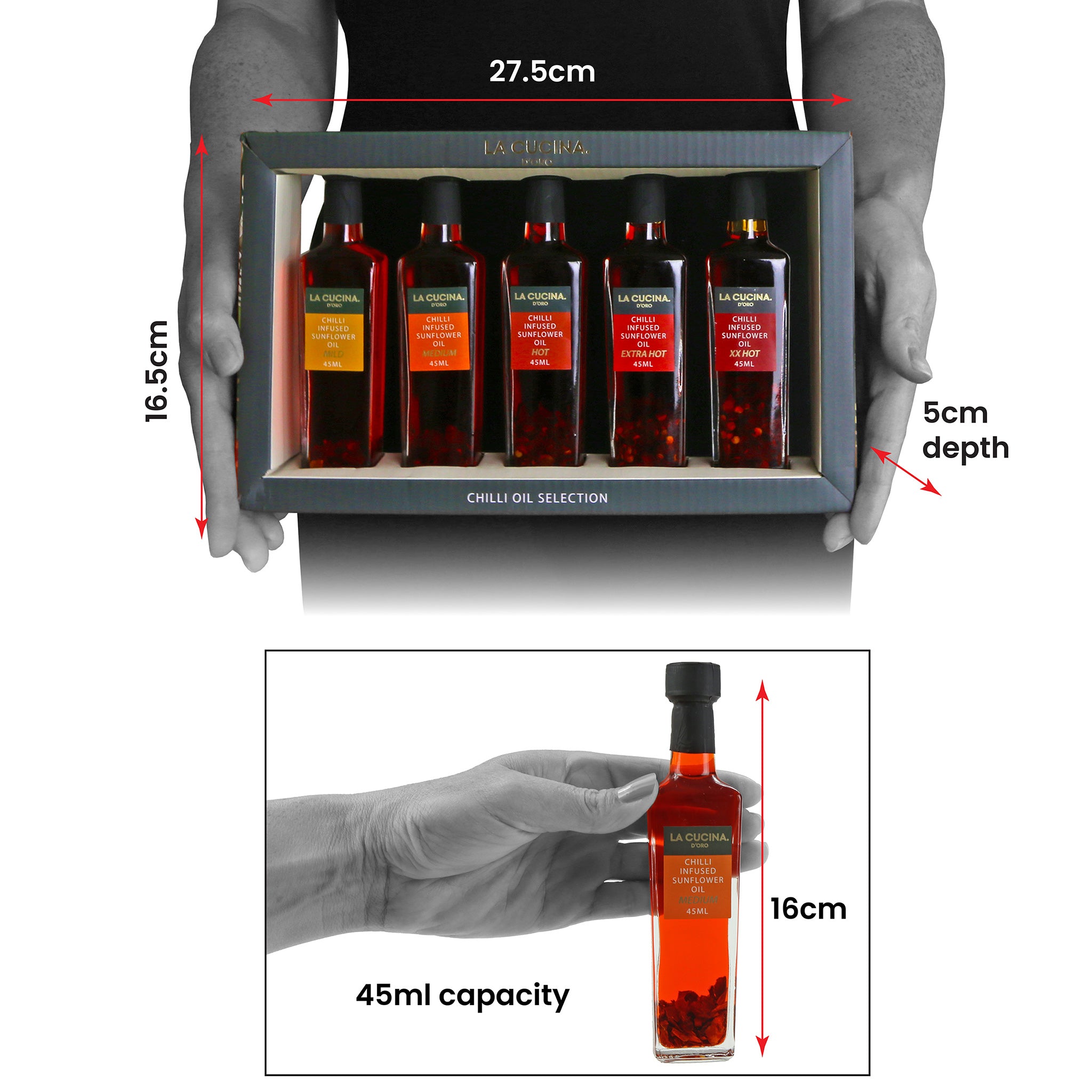 Chilli Infused Oil Gift Set