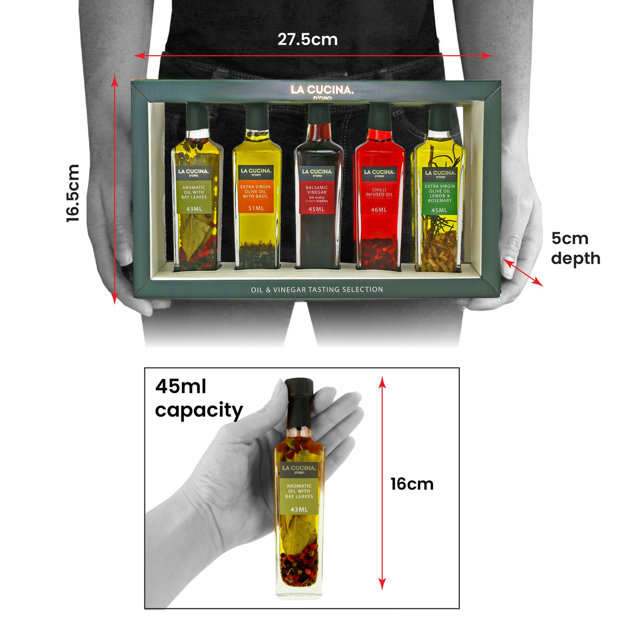 Flavoured Oil and Balsamic Vinegar Gift Set