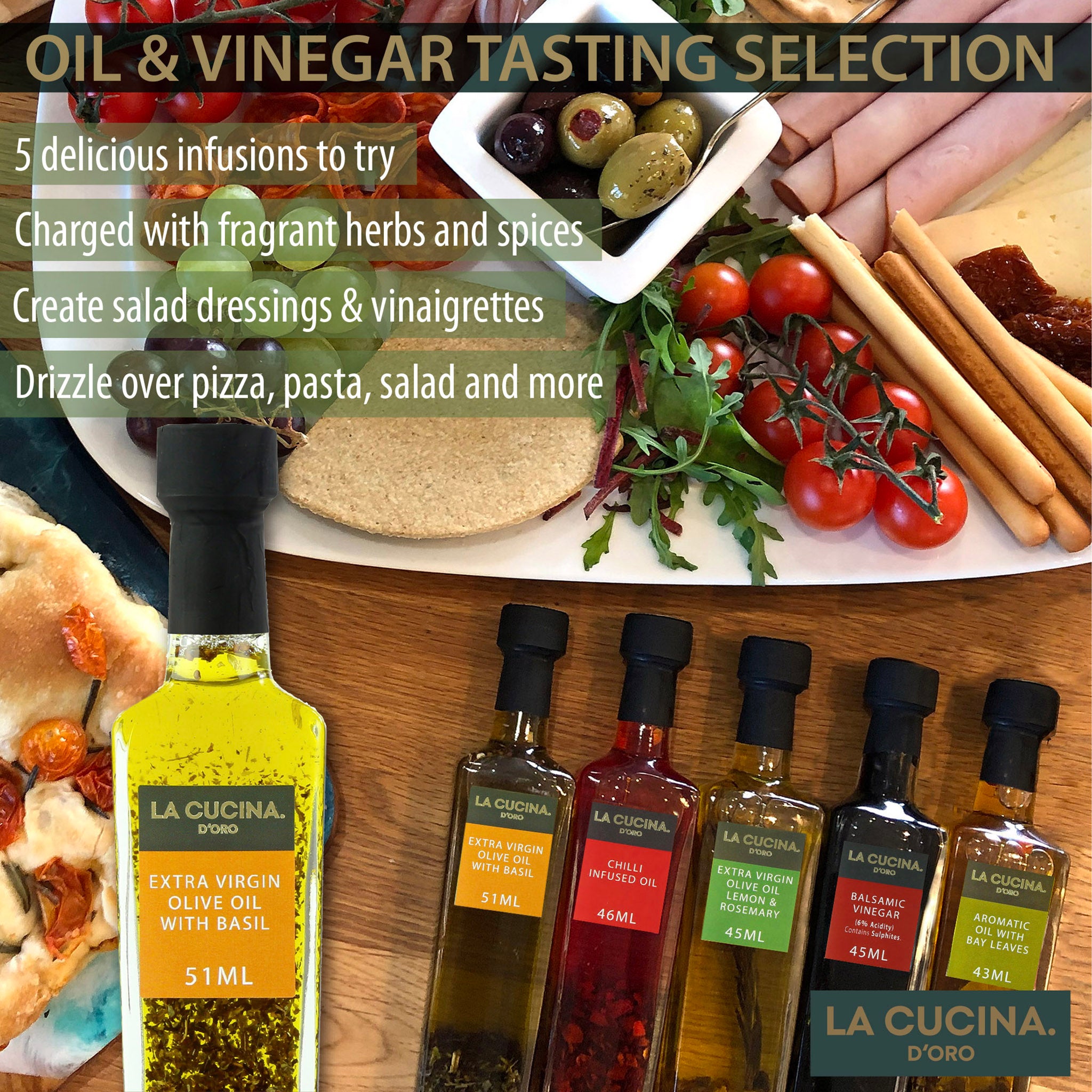 Flavoured Oil and Balsamic Vinegar Gift Set
