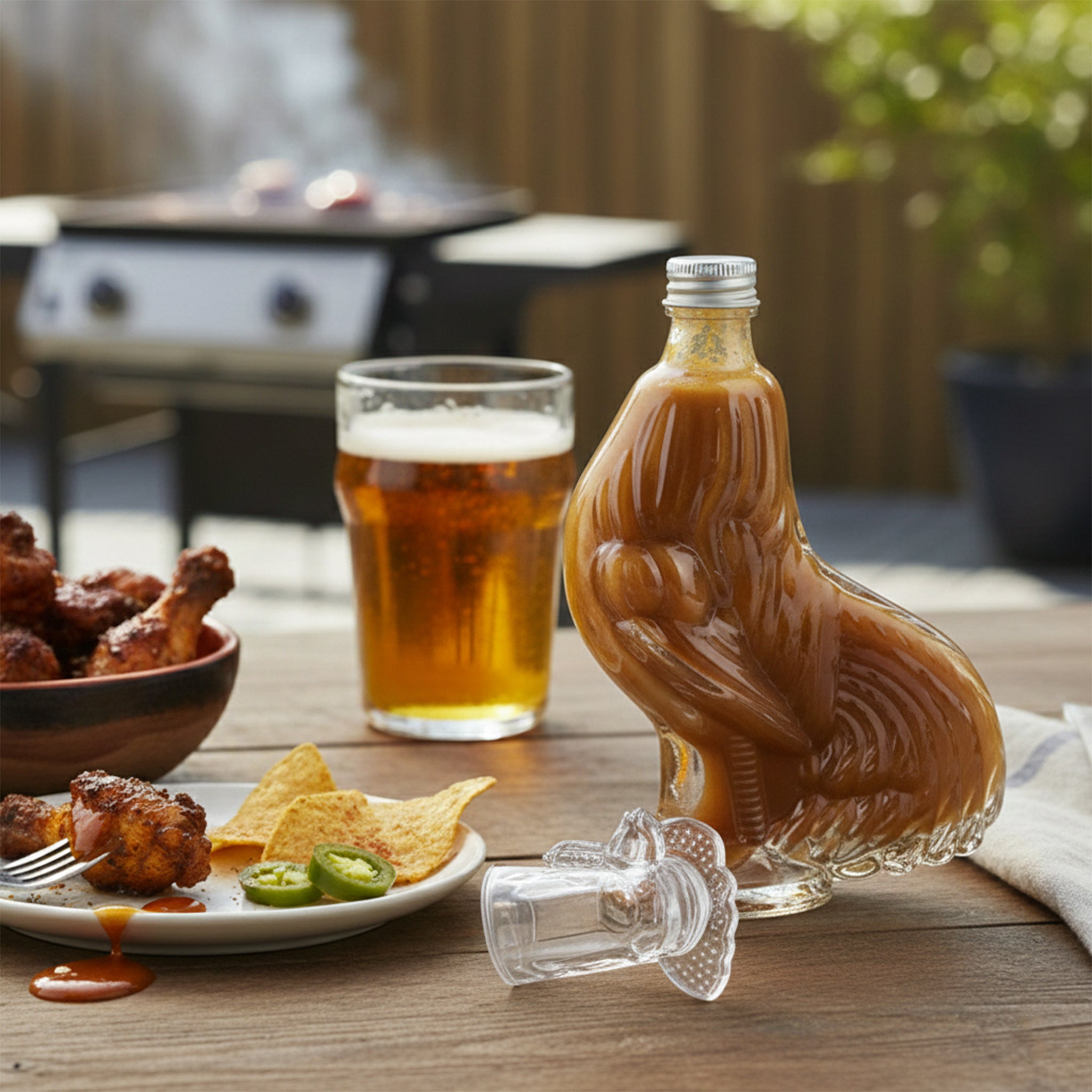 The Poultrygeist Jalapeno and Ghost Pepper Hot Sauce Gift