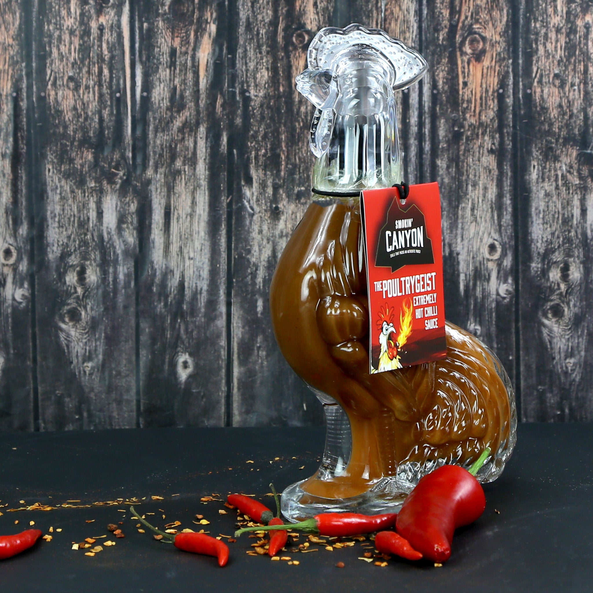 The Poultrygeist Jalapeno and Ghost Pepper Hot Sauce Gift