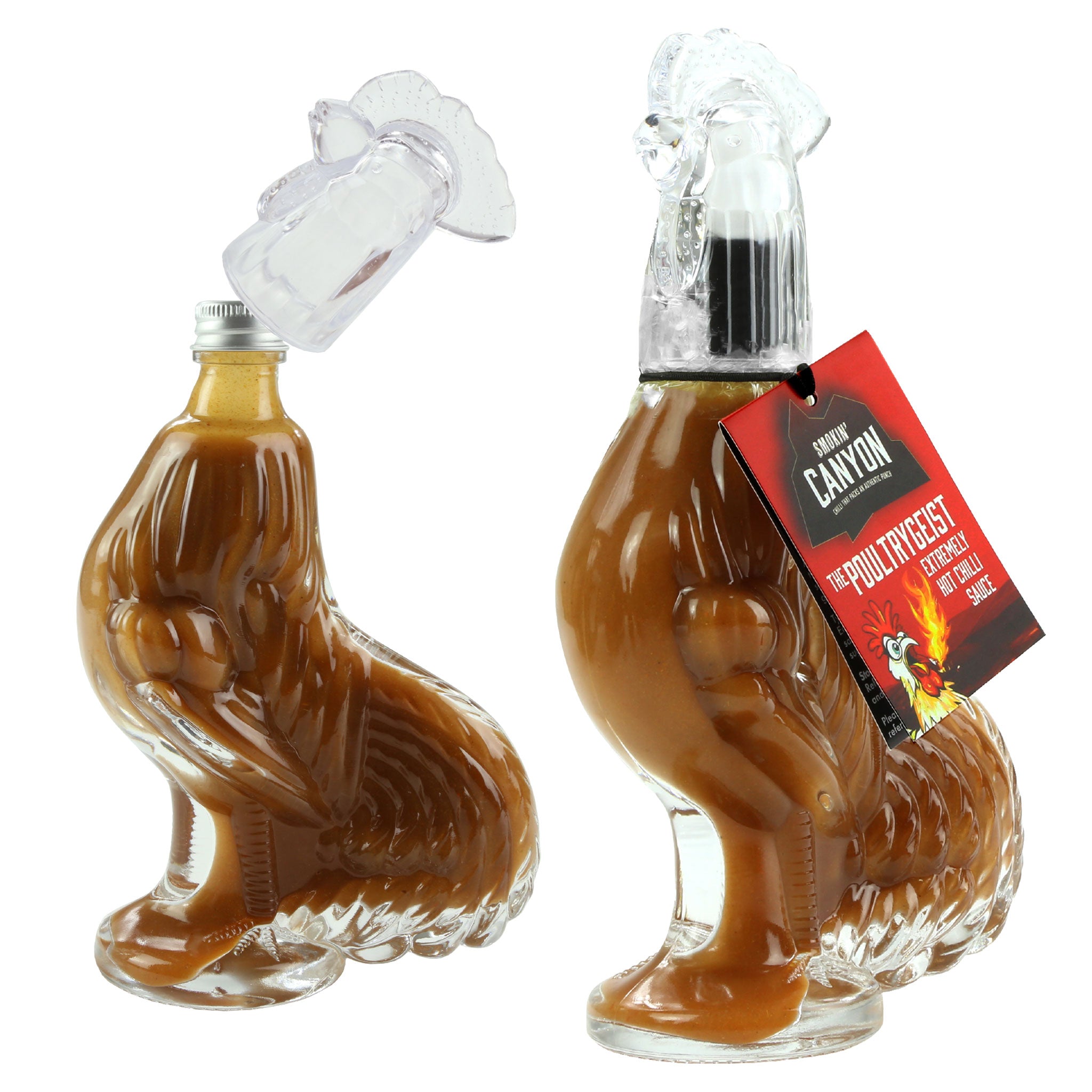 The Poultrygeist Jalapeno and Ghost Pepper Hot Sauce Gift