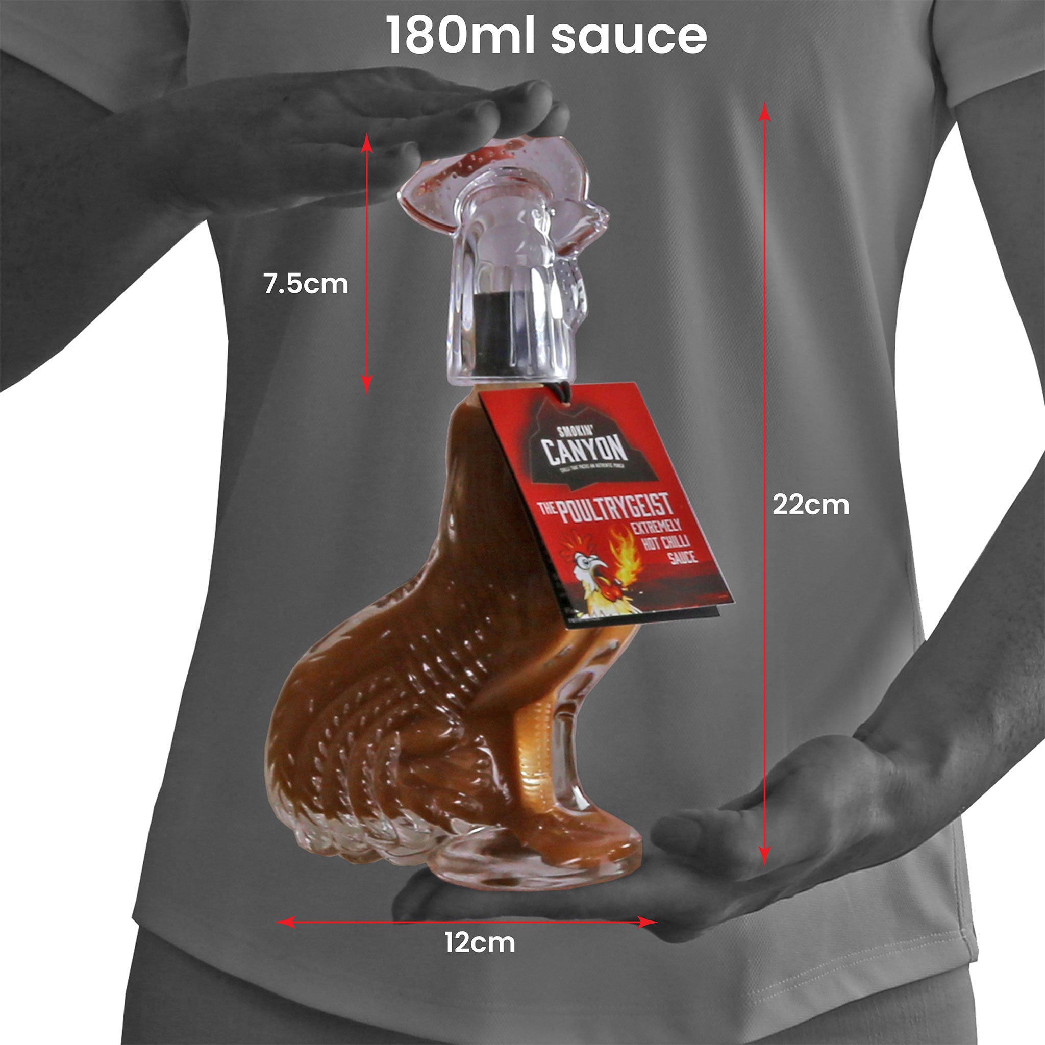 The Poultrygeist Jalapeno and Ghost Pepper Hot Sauce Gift