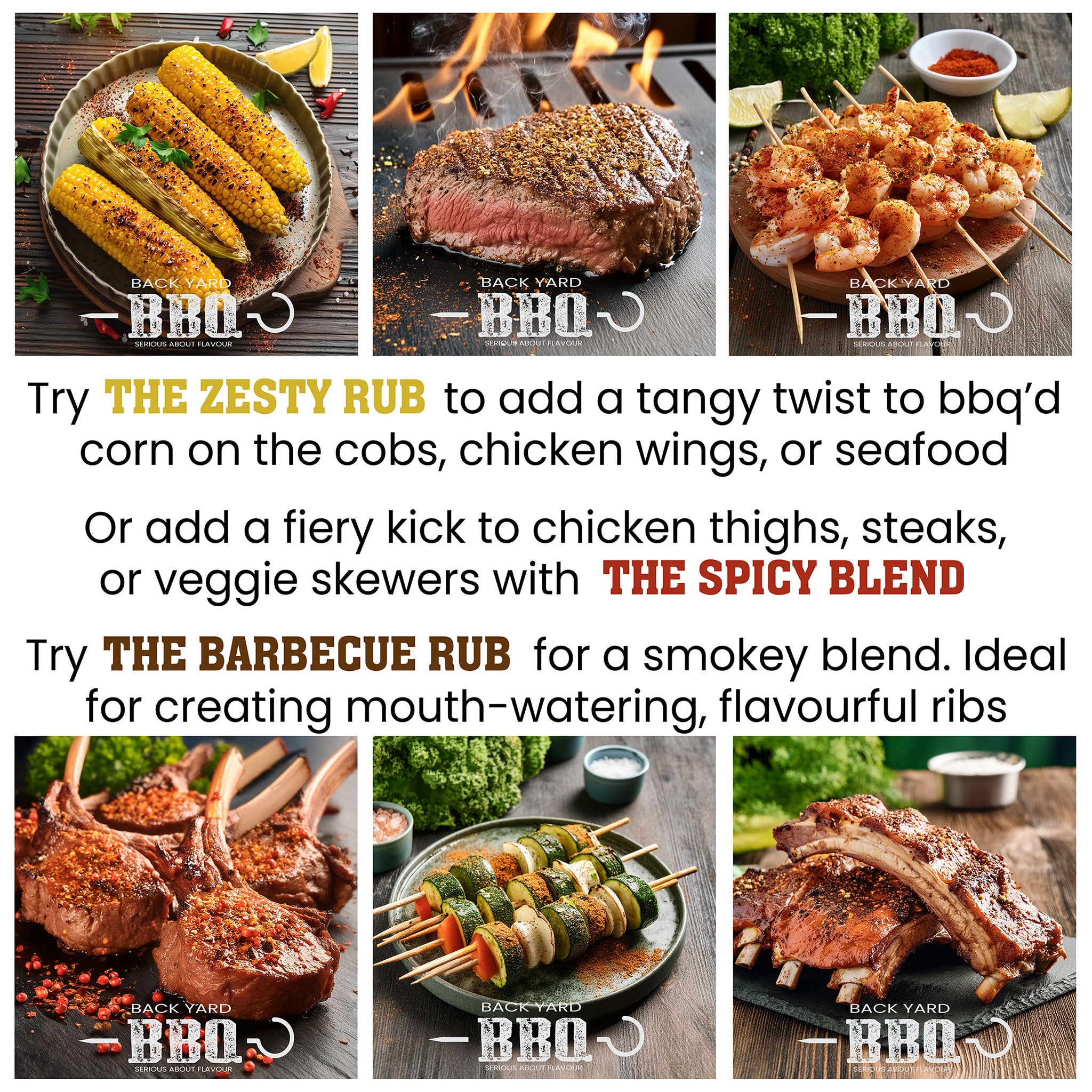 BBQ Spice Rub Trio Gift Set