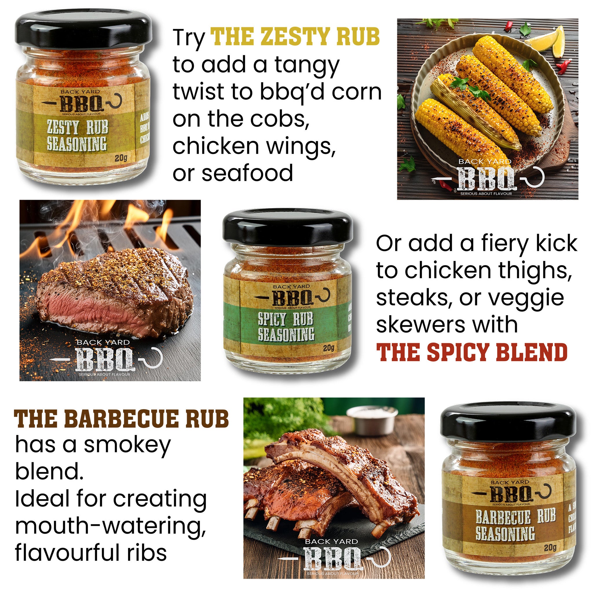 BBQ Rubs & BBQ Sauce Gift Set