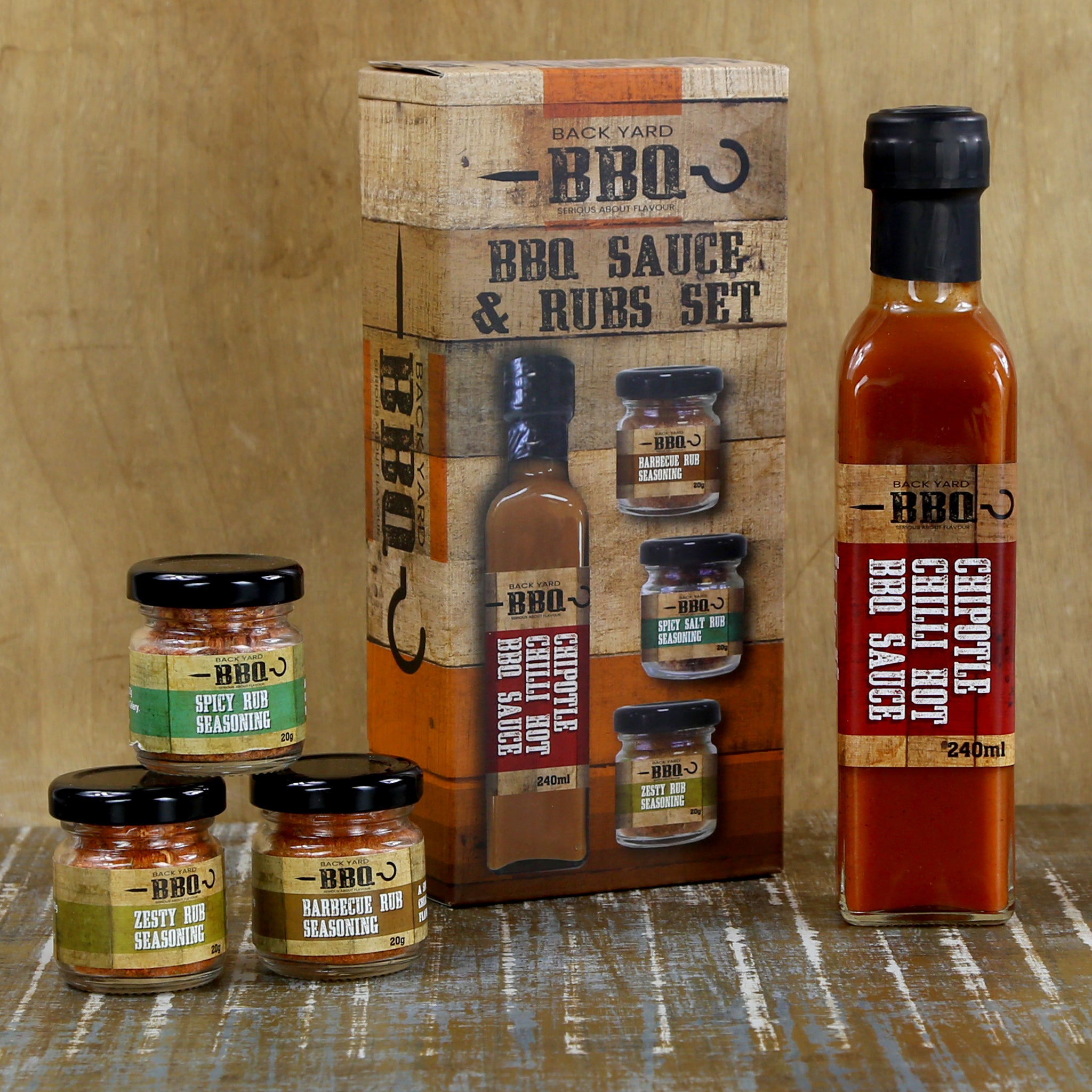 BBQ Rubs & BBQ Sauce Gift Set