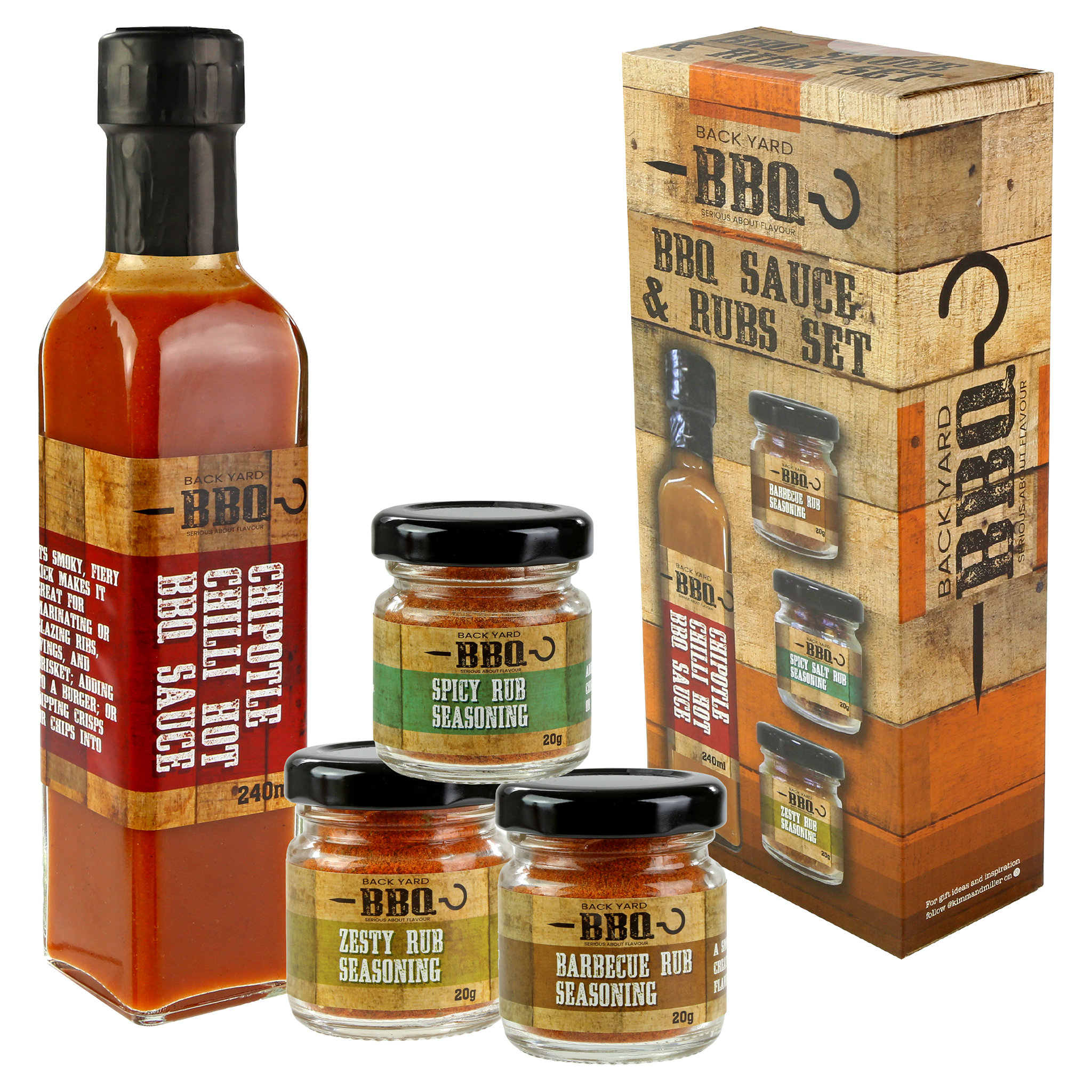 BBQ Rubs & BBQ Sauce Gift Set