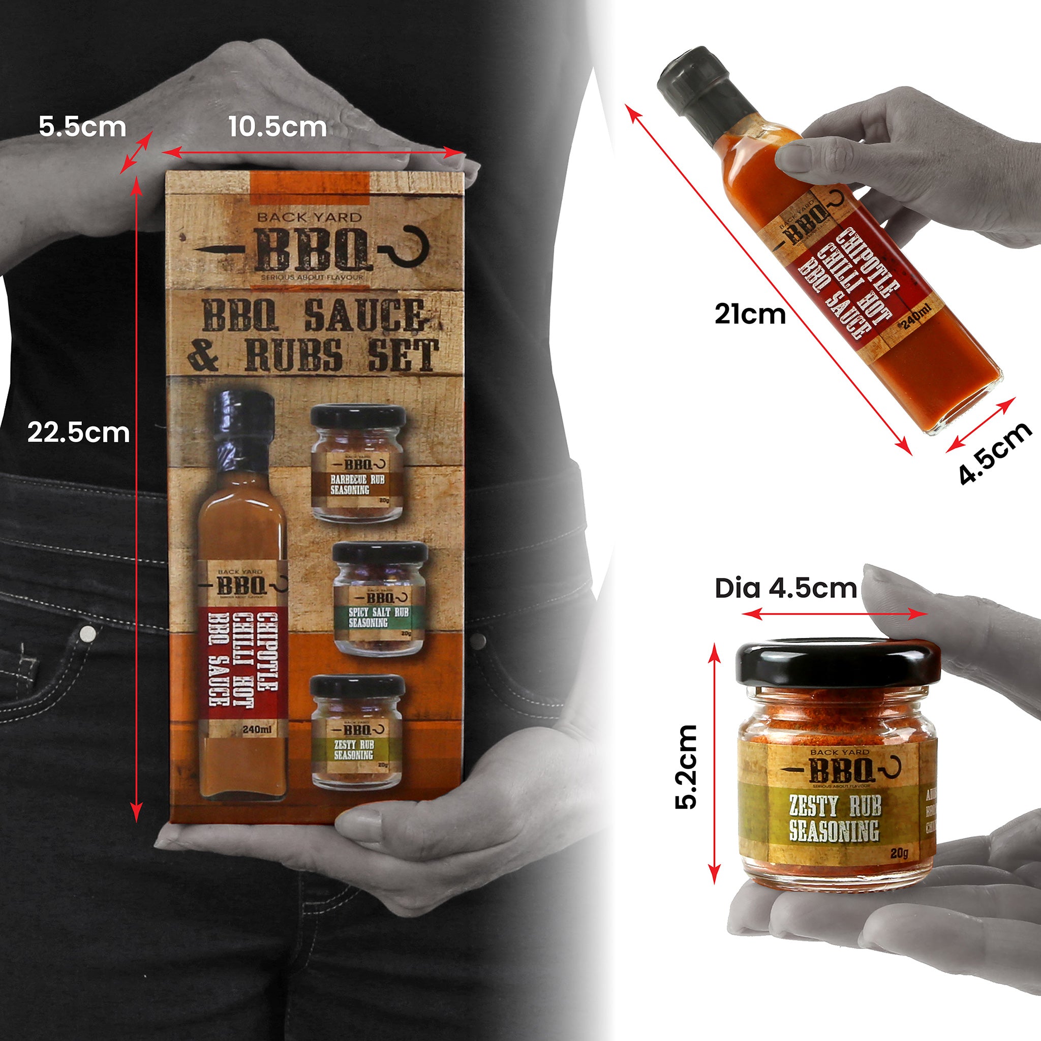 BBQ Rubs & BBQ Sauce Gift Set