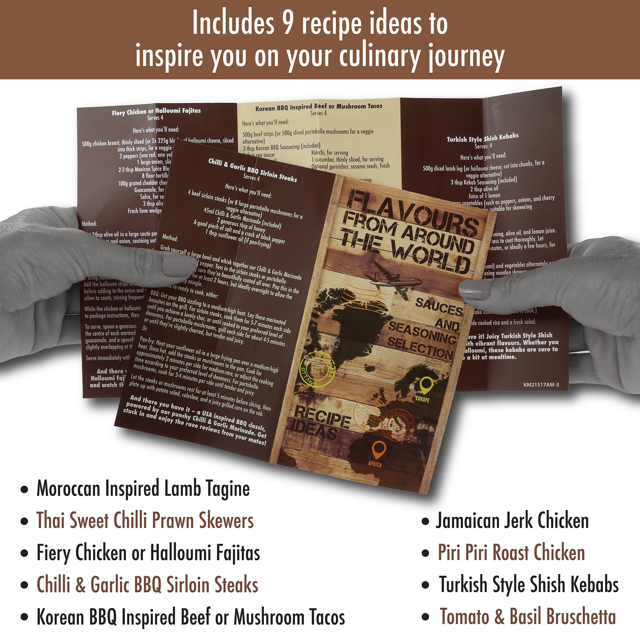 Around the World Seasoning Gift Set with Sauces, Oil, Spice Blends and More