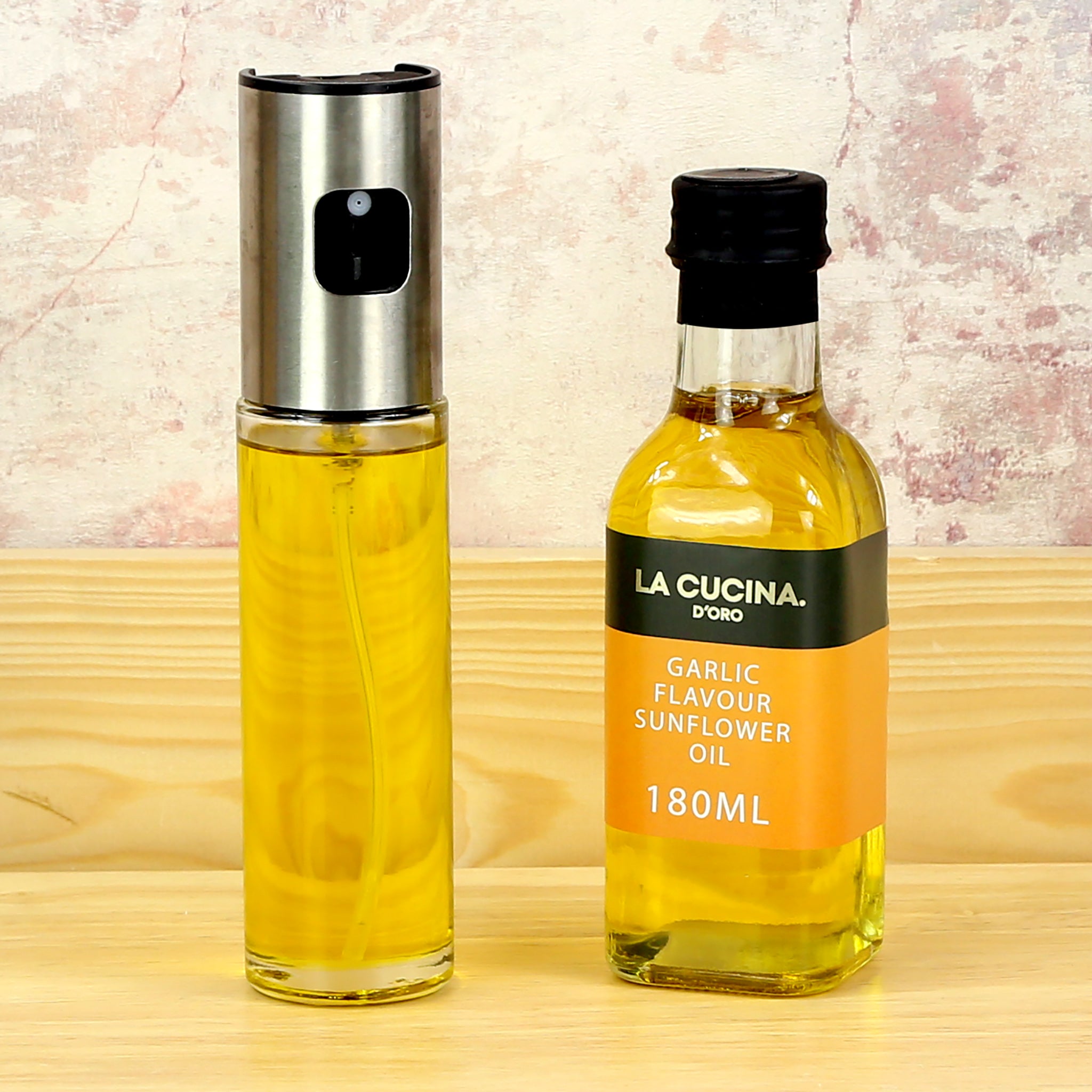 Oil Spray Bottle Gift Set - Ideal for Cooking and Air Fryers