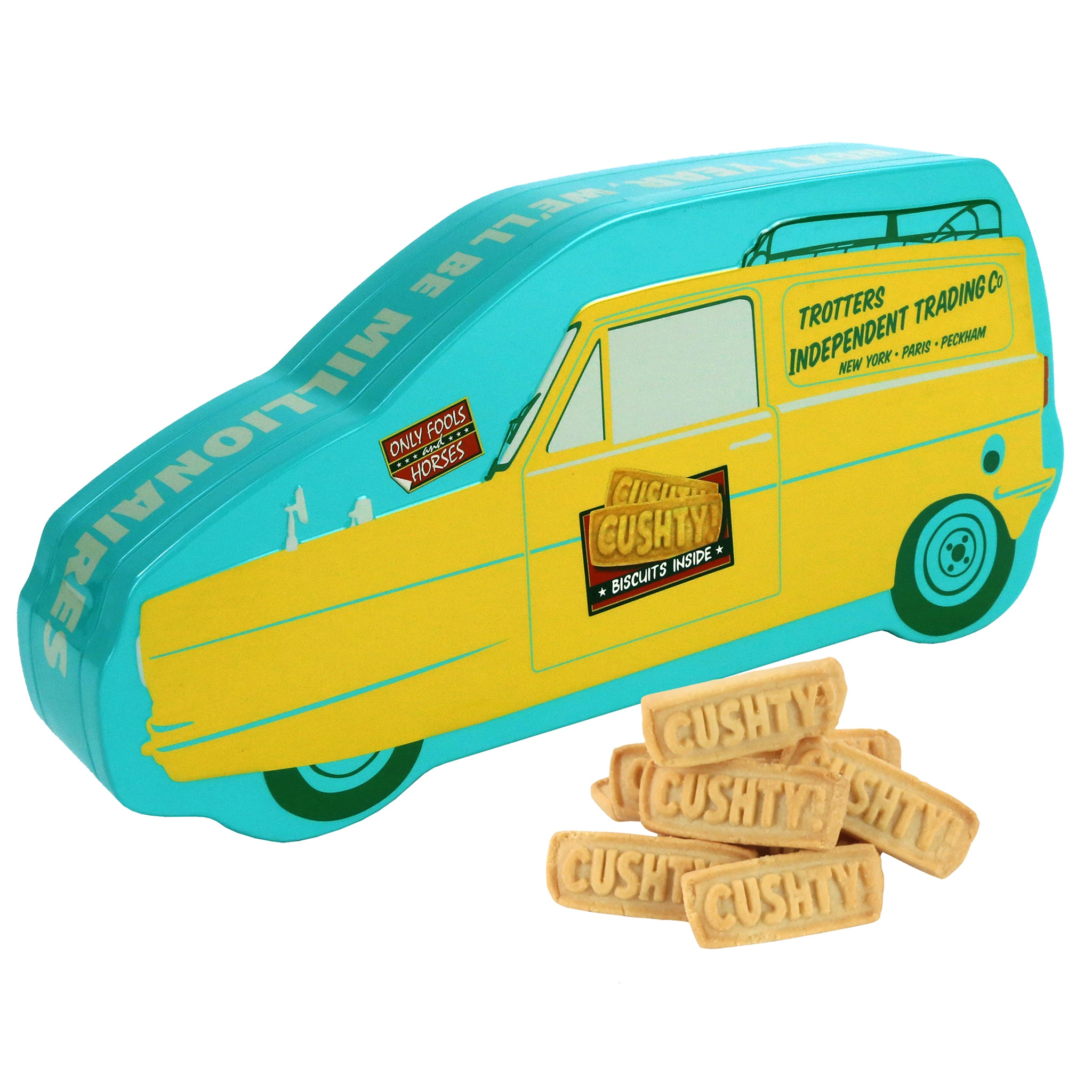 Only Fools and Horses Biscuit Tin Gift with Vanilla 'Cushty' Biscuits
